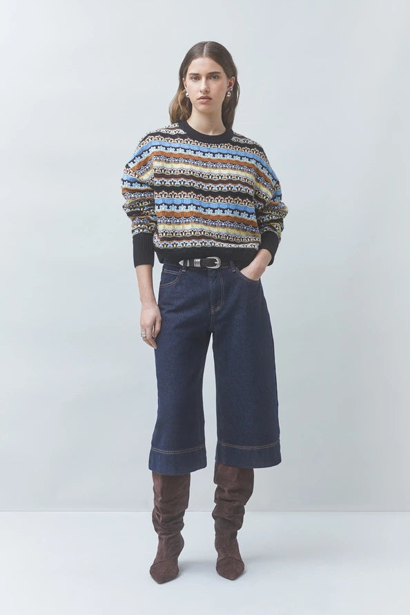 Sun1045 Fancy Stripe Sweater