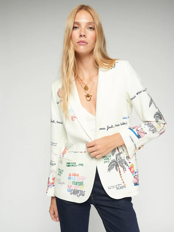 Vi33558 Linen Blazer