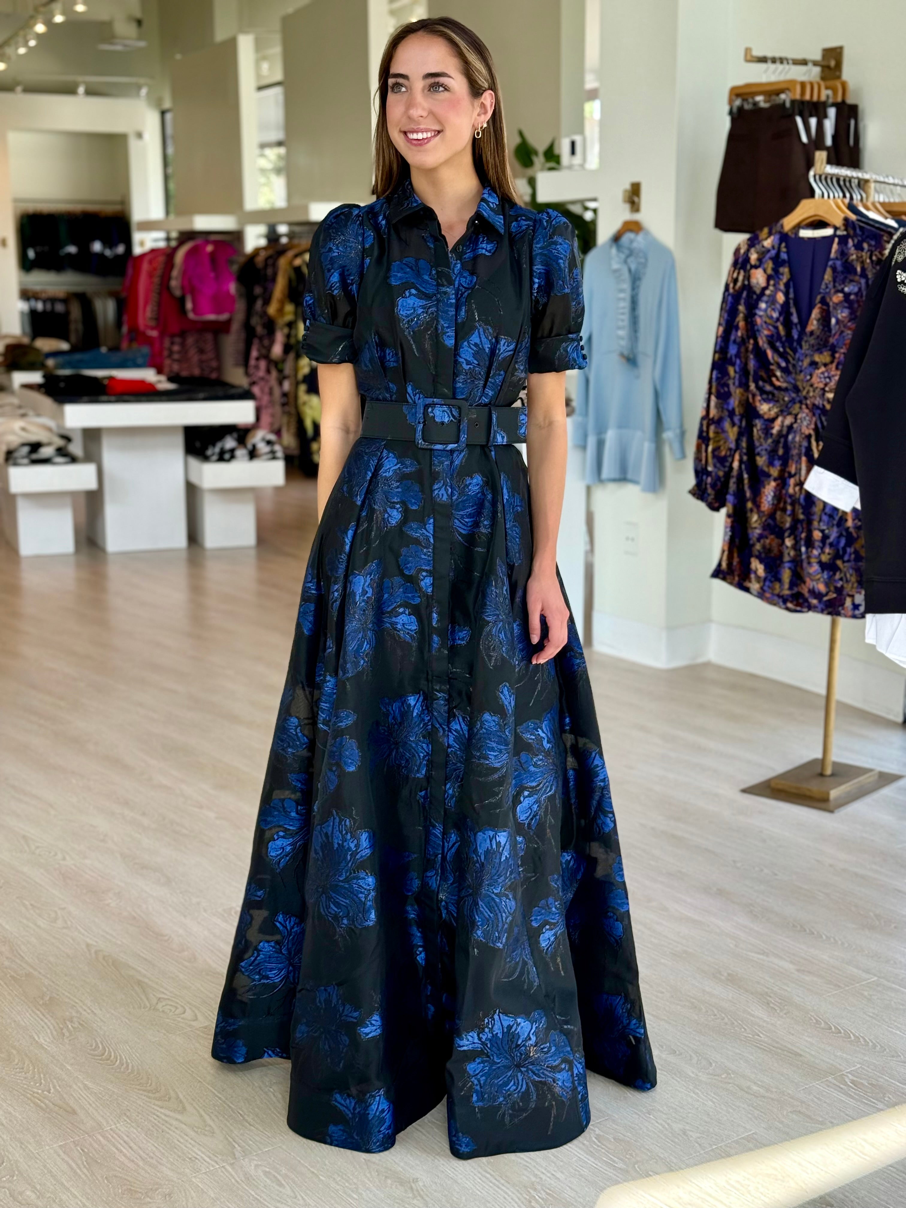 Re1365 Alexandra Navy Gown