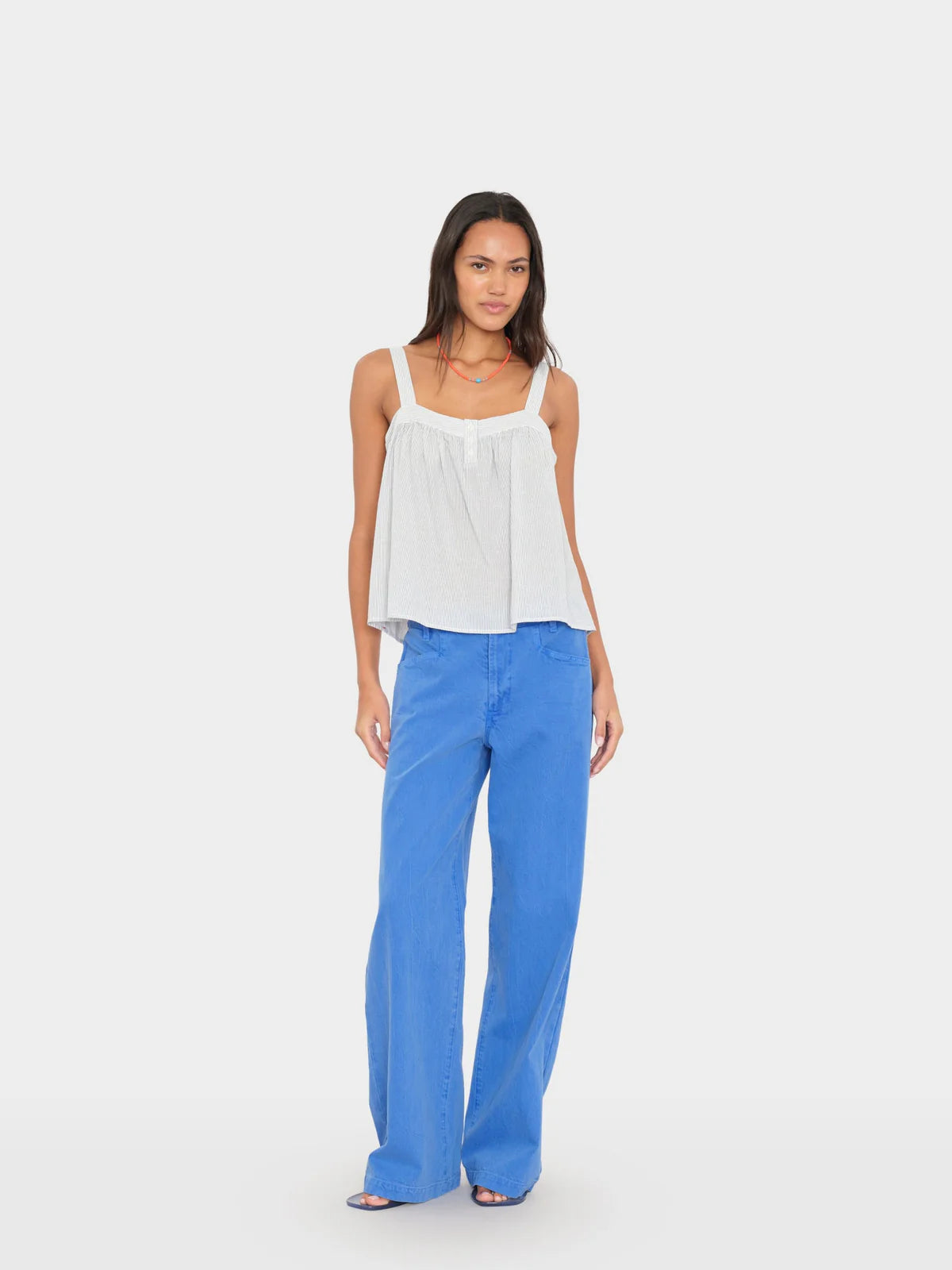 Xiw052 Cobalt Denim Pants
