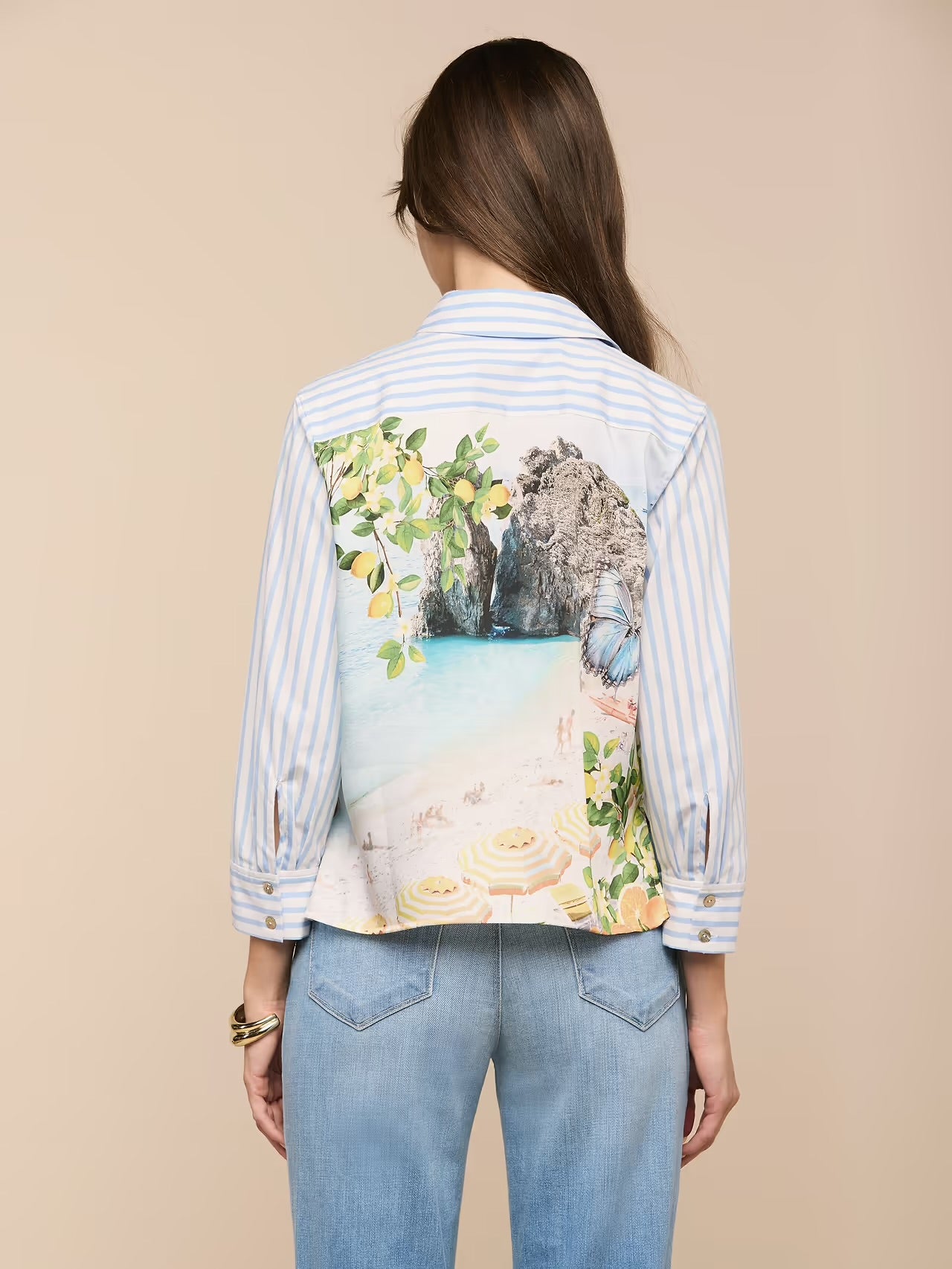 La40738 Beach Back Top
