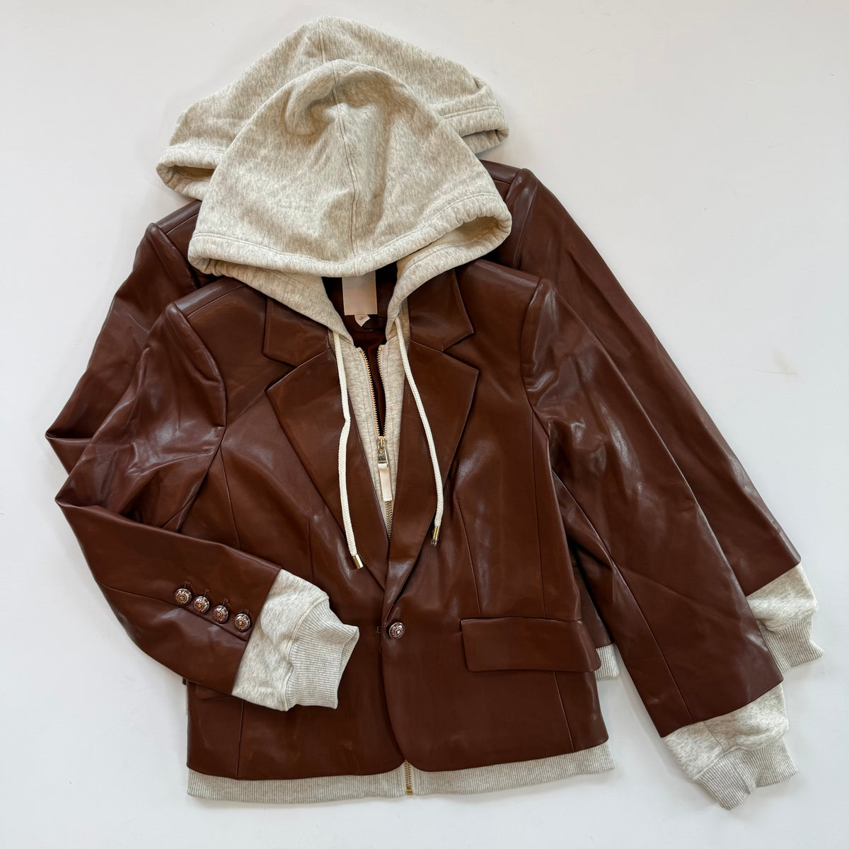 Cizj5872 Layered Blazer