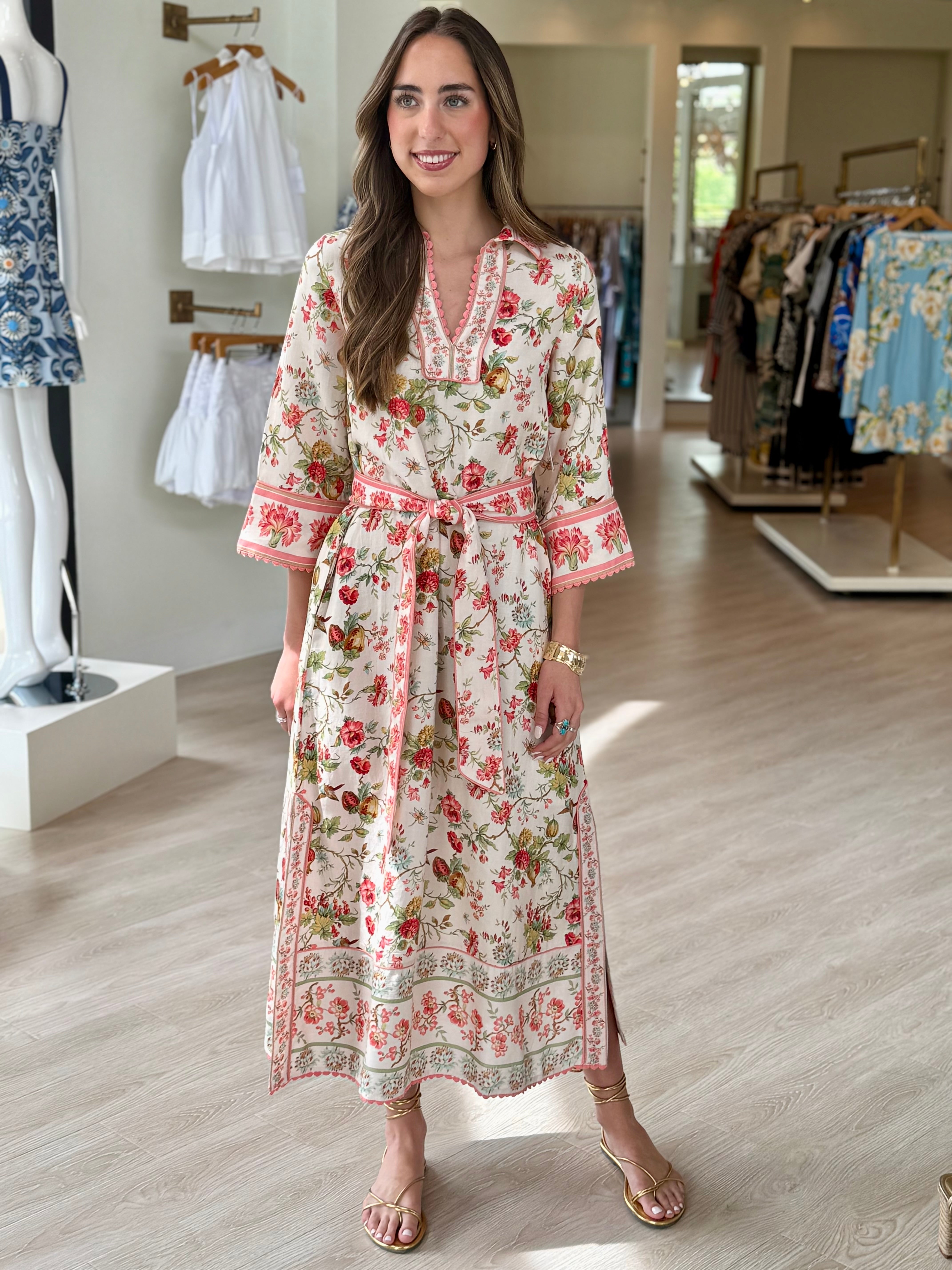 El151302 English Garden Maxi Dress
