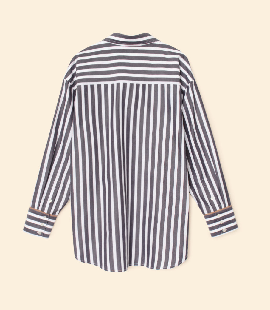 Xix5tns Ink Stripe Blouse