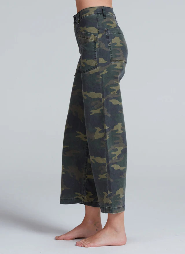 Asw1515 Virginia Wide Leg Jean - Camo
