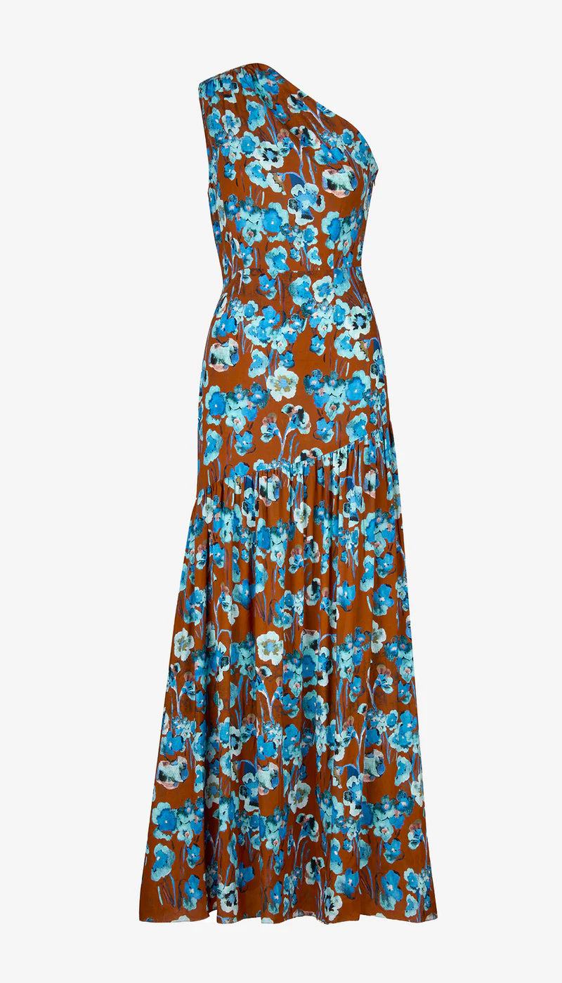 Smsp26055 Desert Floral Maxi Dress