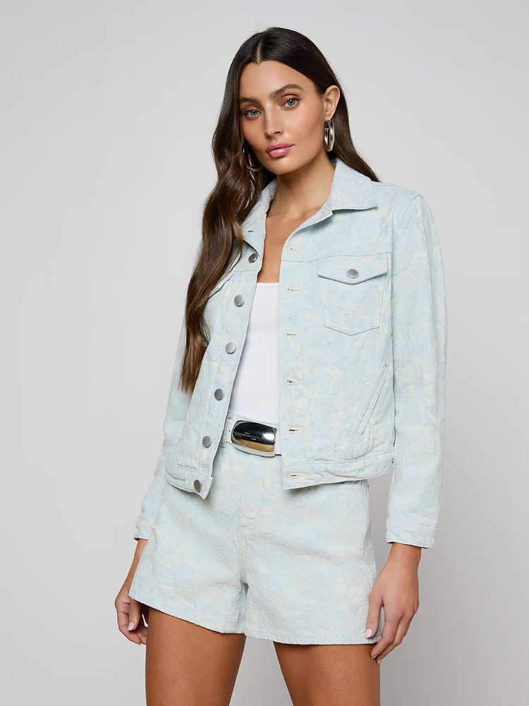 La10009 Slim Denim Jacket