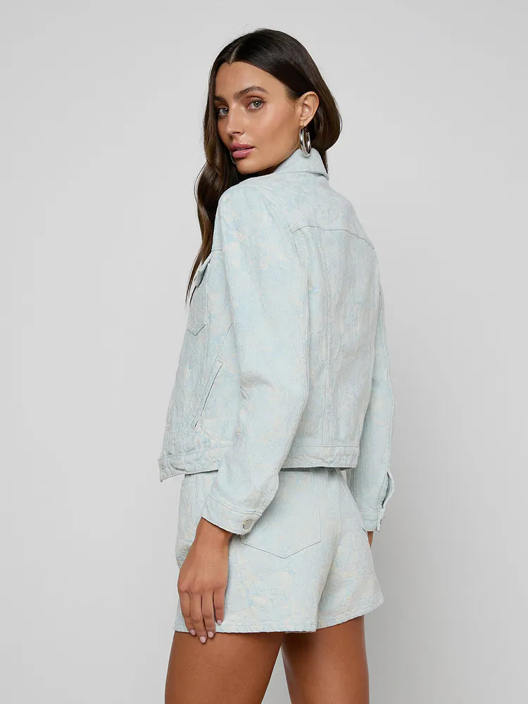 La10009 Slim Denim Jacket