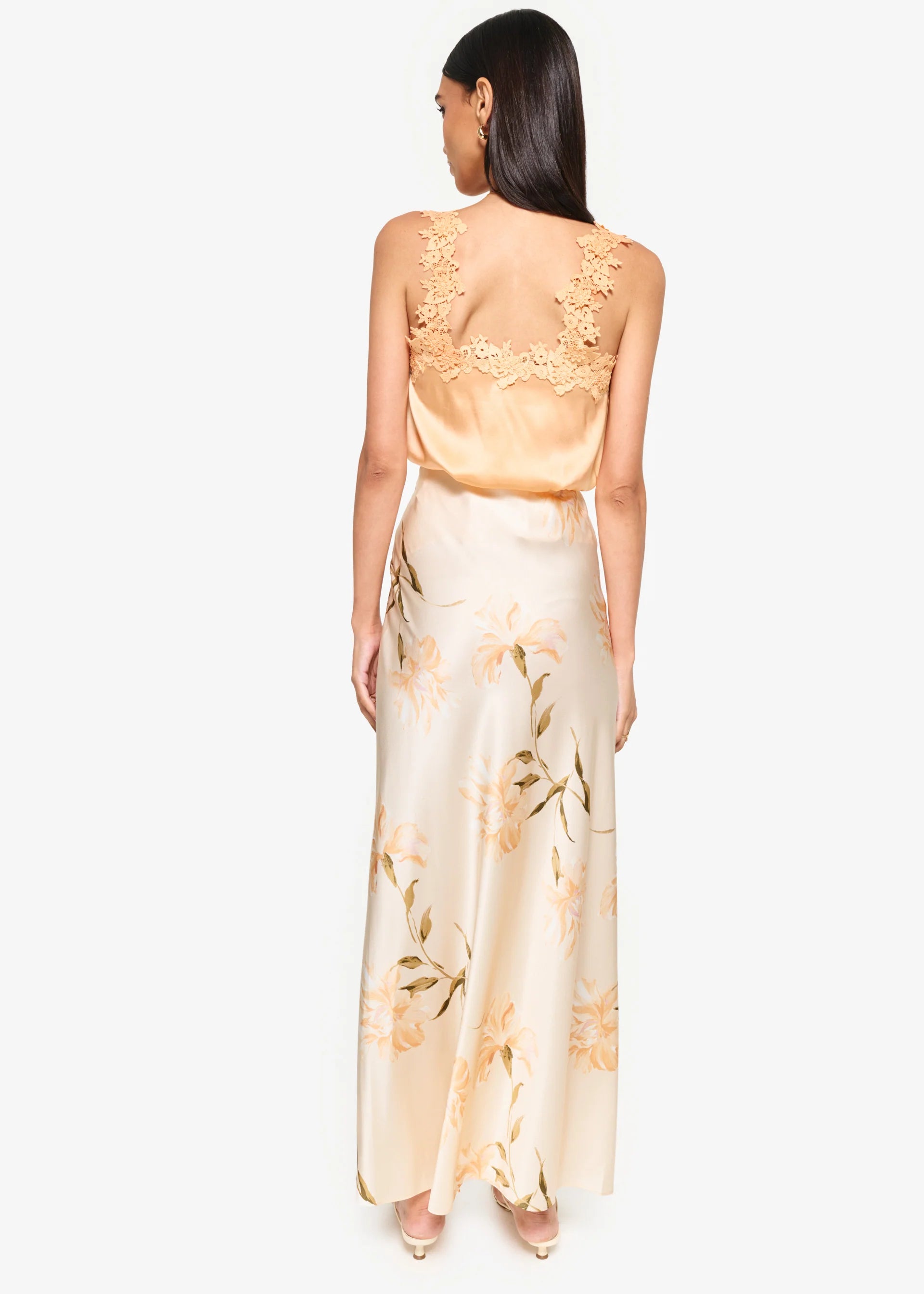 Cak01 Daylily Slip Skirt