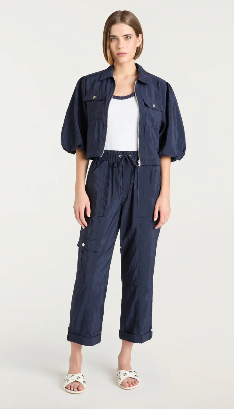 Cizp5130 Navy Cropped Pant