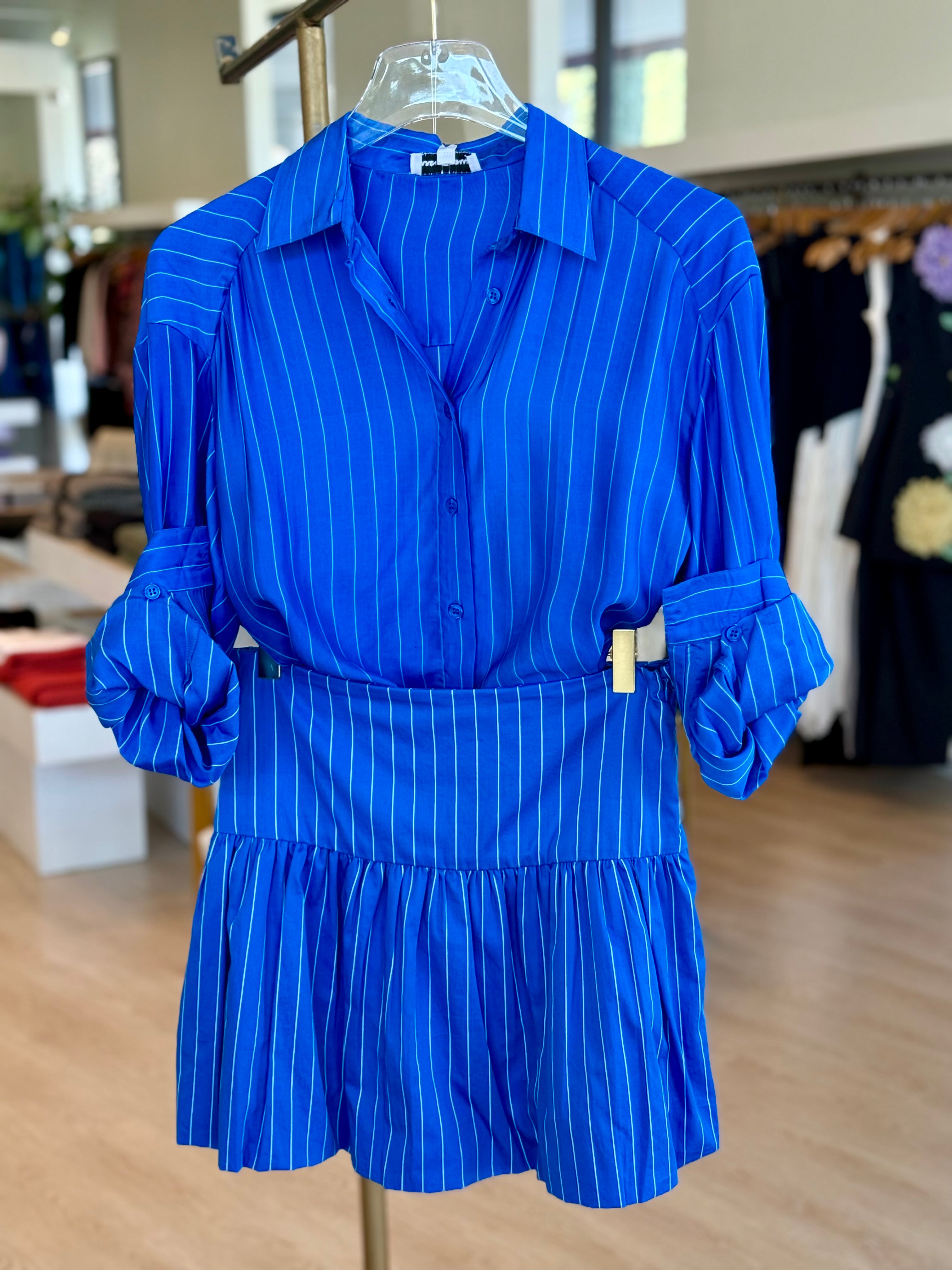 Ka34064 Royal Stripe Skirt