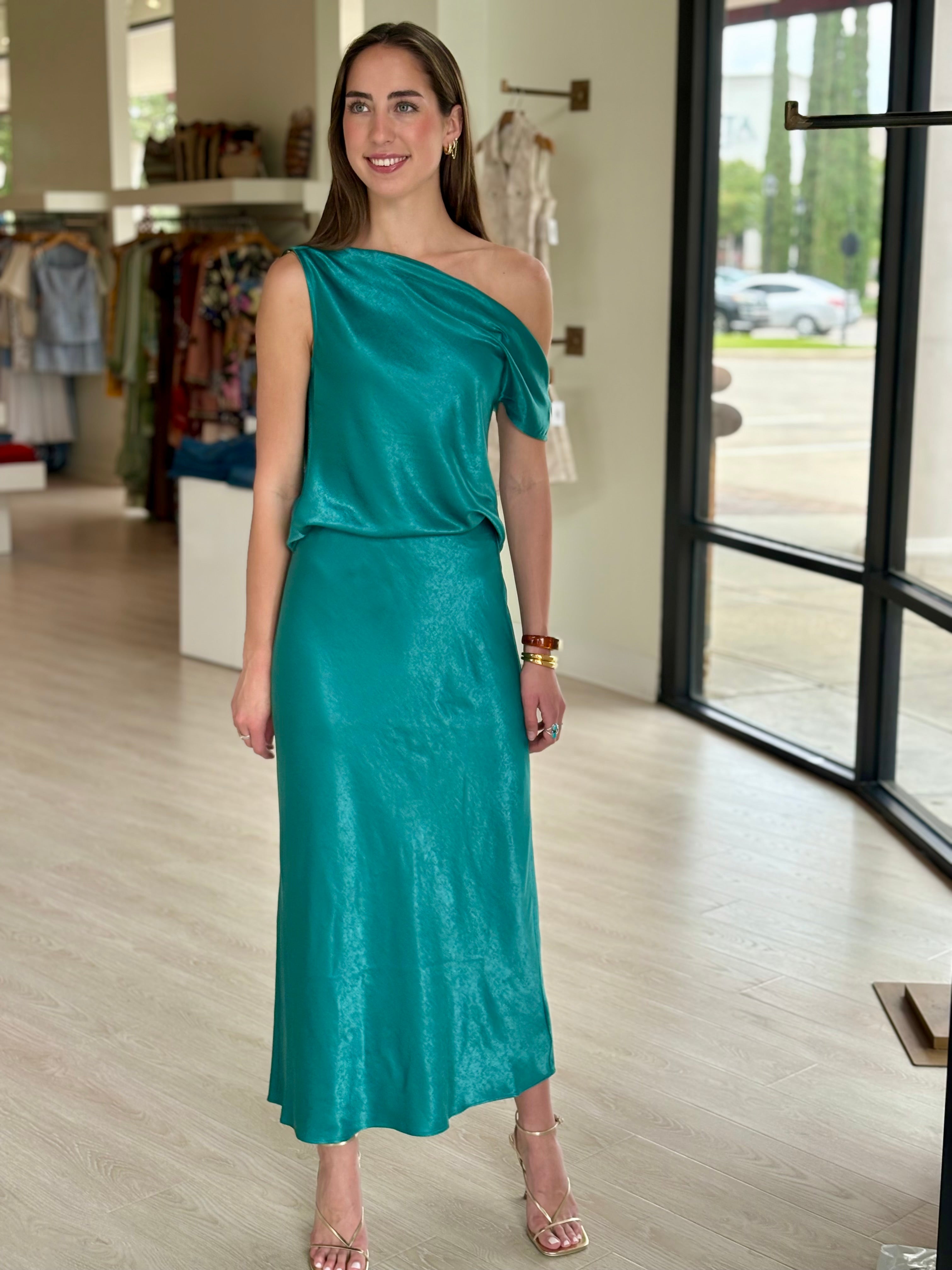 Fa8010 Teal Skirt