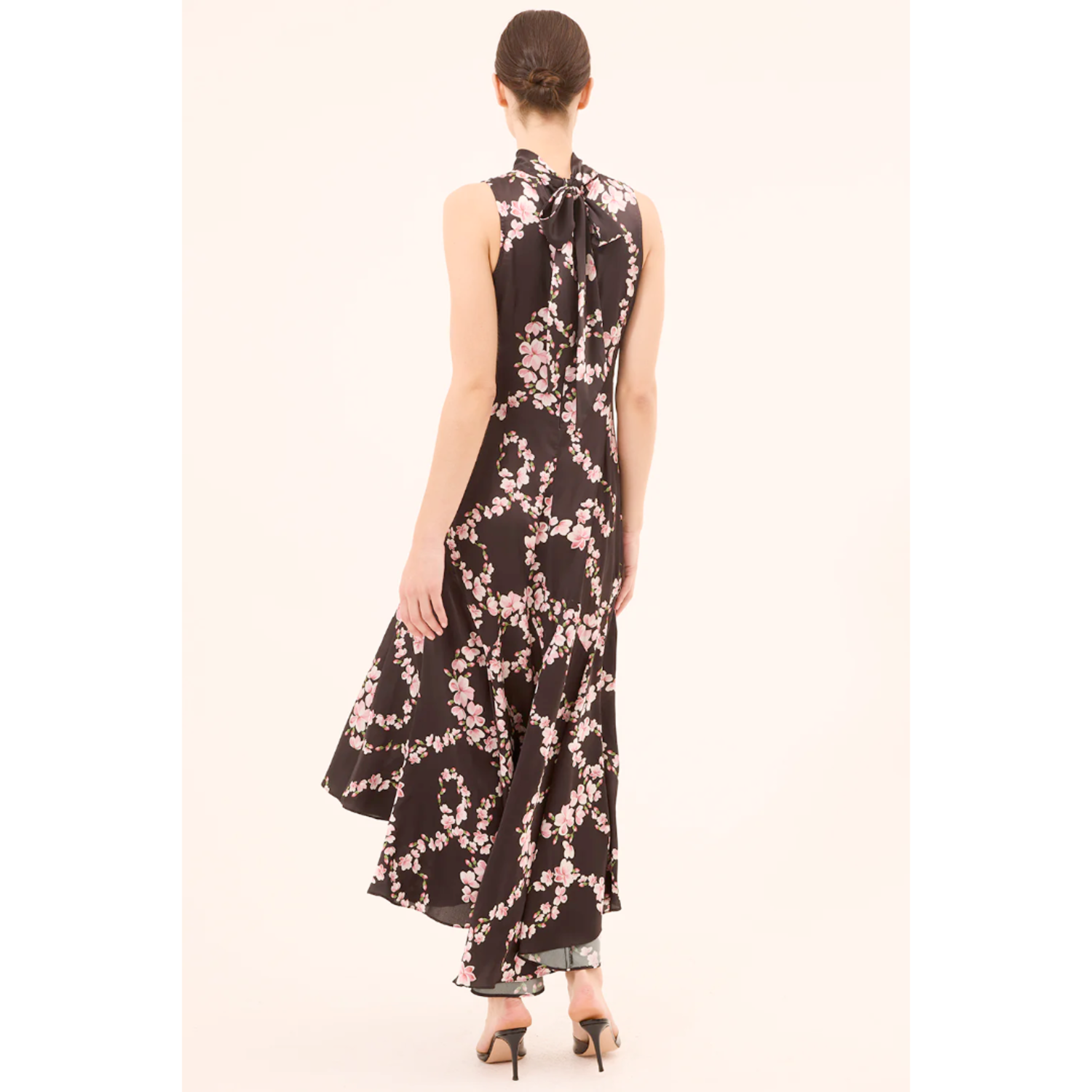 Mi9455 Misa Chained Blossom Maxi Dress