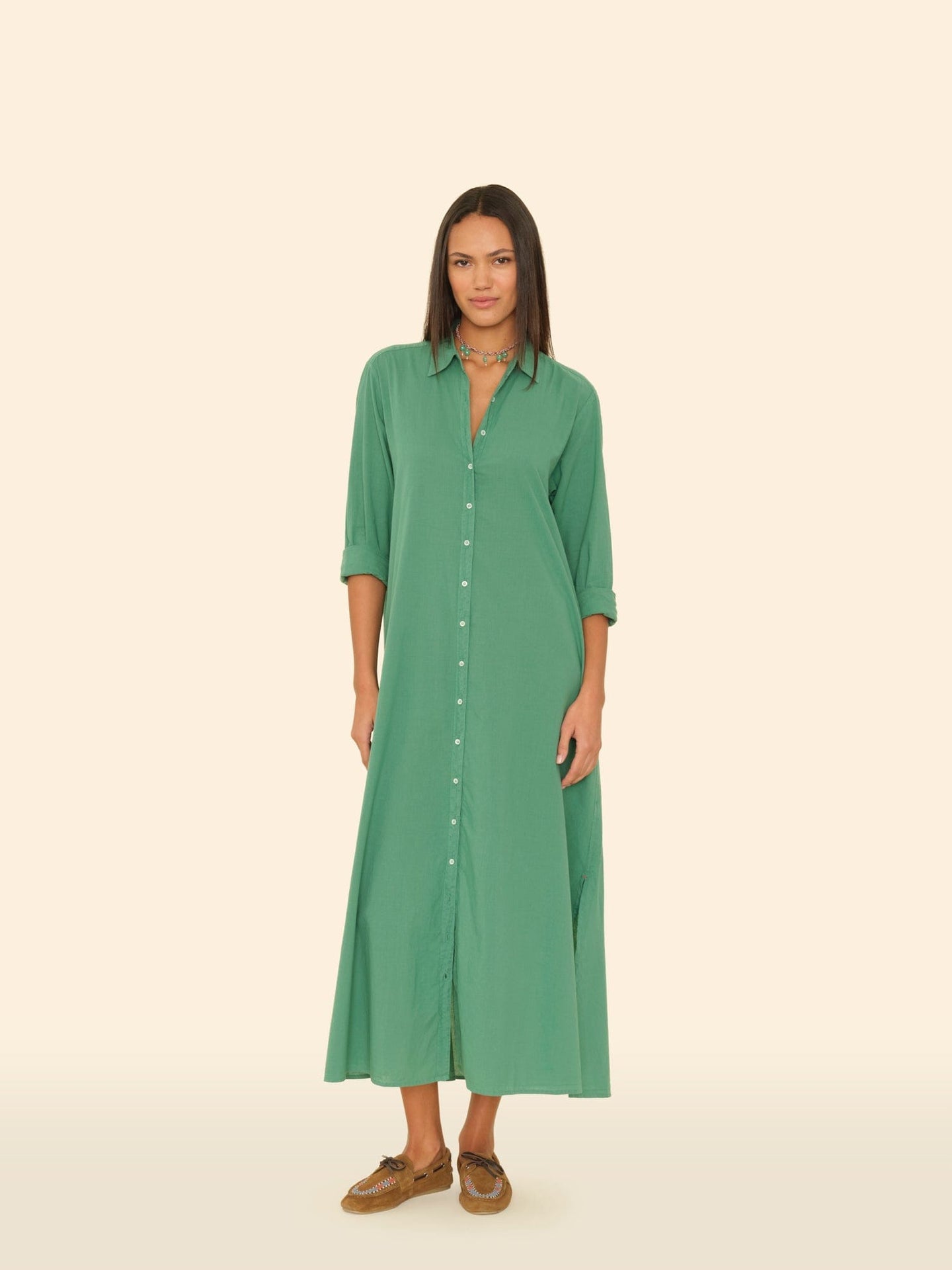Xix4ctp111 Maxi Shirtdress