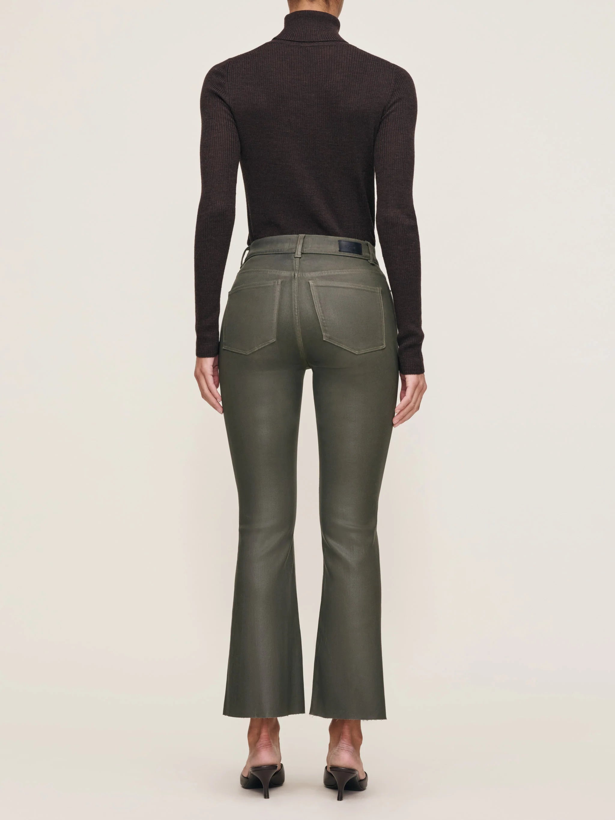 Dl14151 Bridget Bootcut - Moss Coated