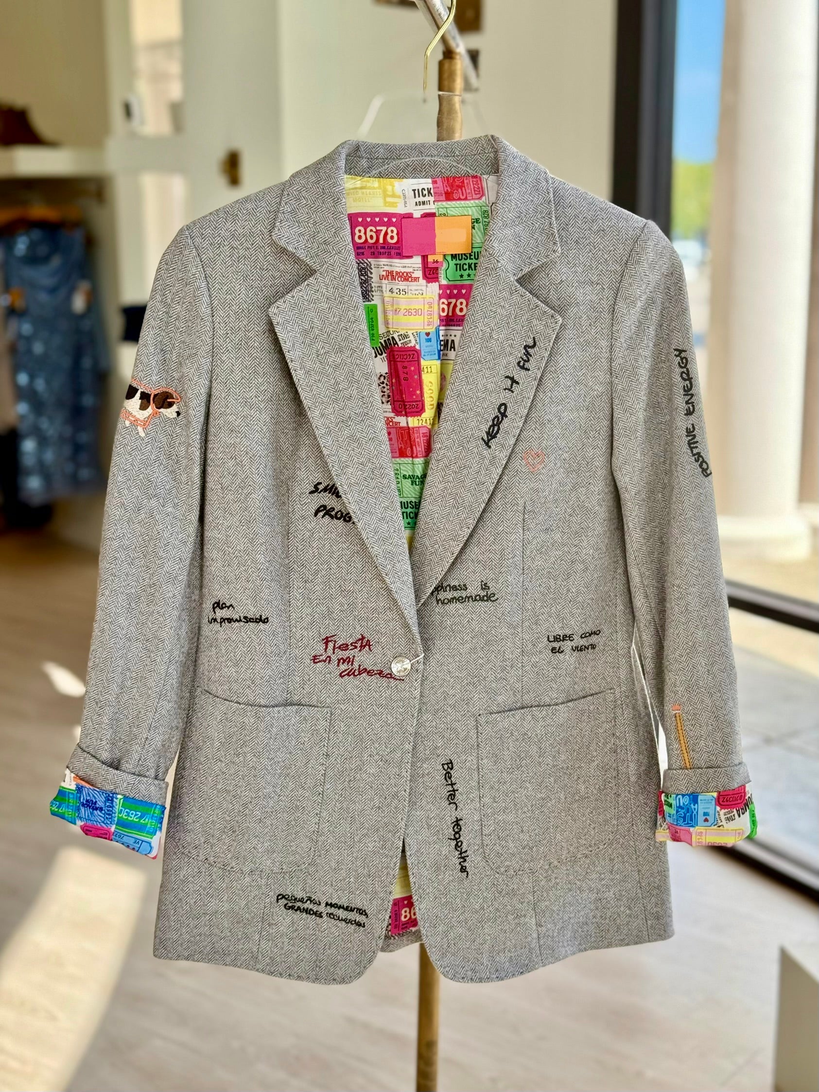Vi33797 Adventures Grey Blazer