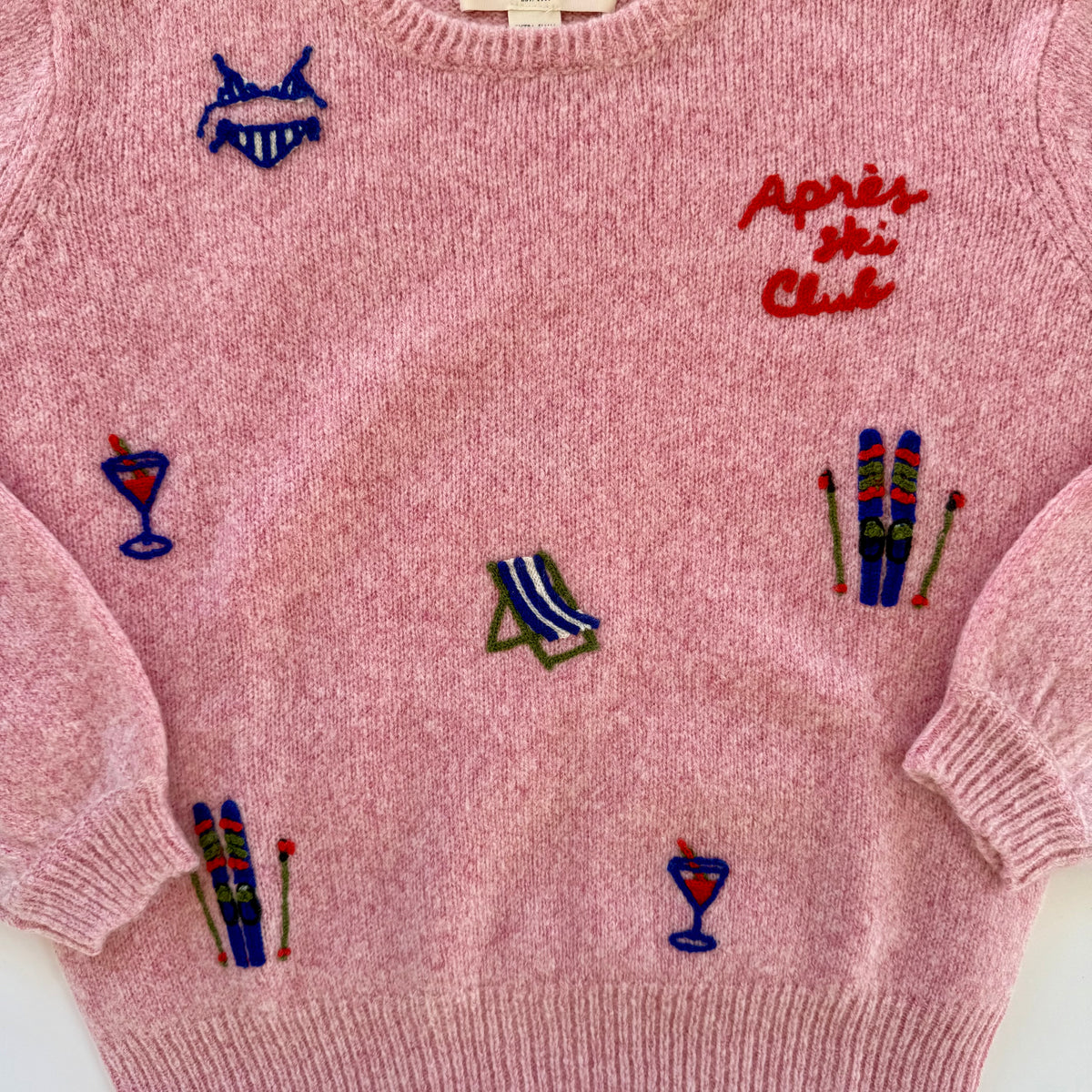 Trw1634 Pink Apres Ski Club Sweater
