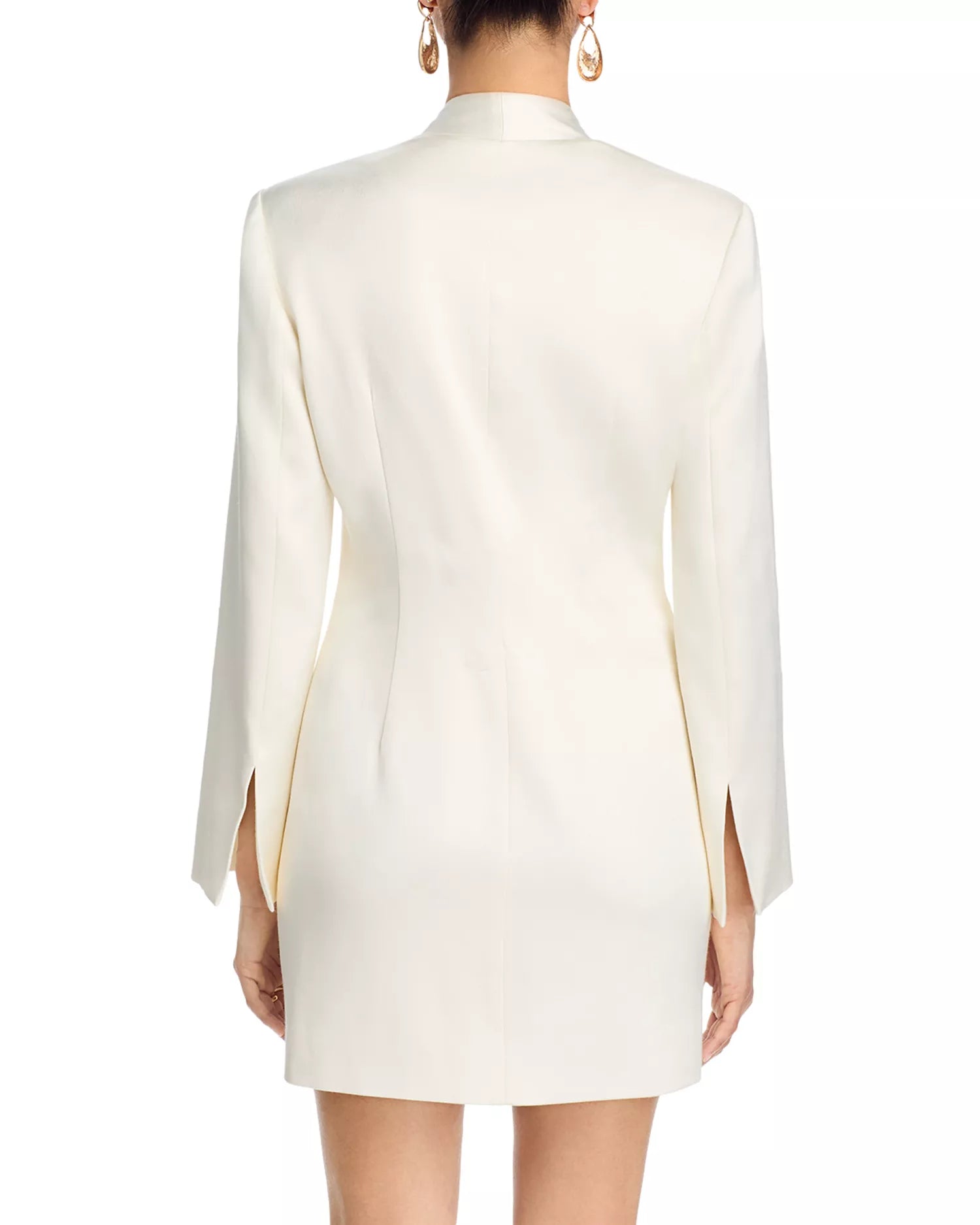 Cizd3287 Ivory Wrap Dress