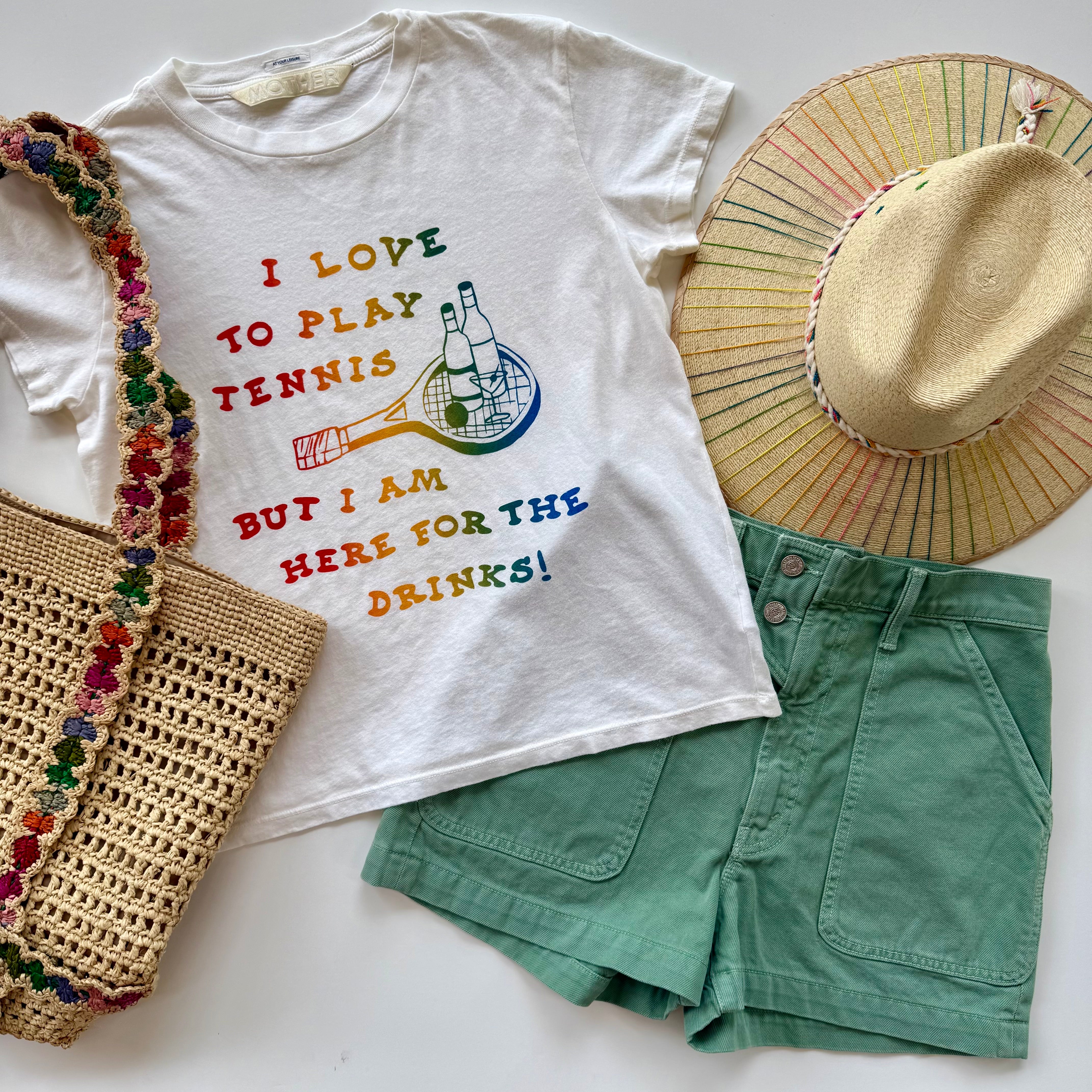 Mo8231 Love Tennis Tshirt