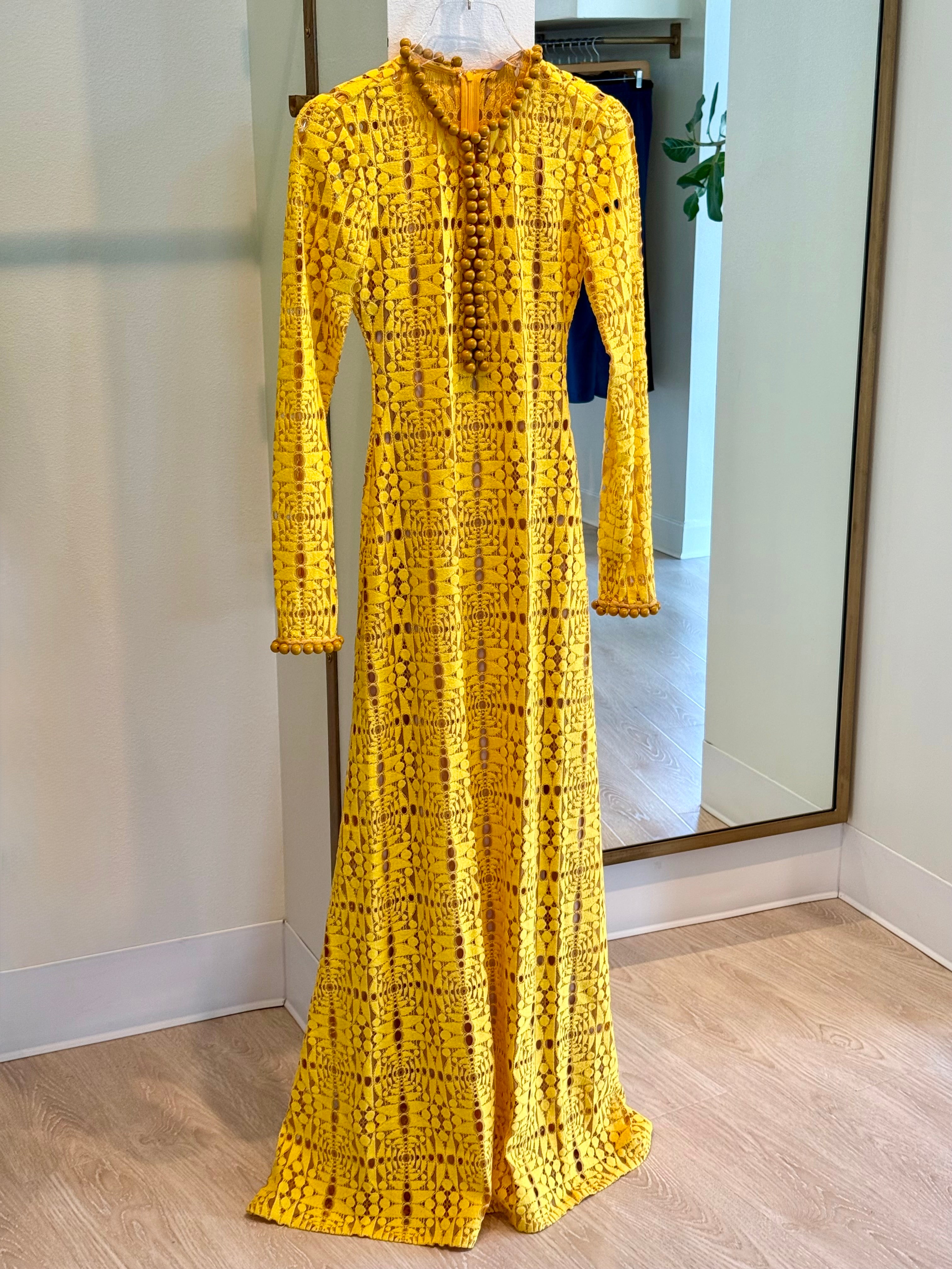 Al1213 Casilda Dress - Yellow