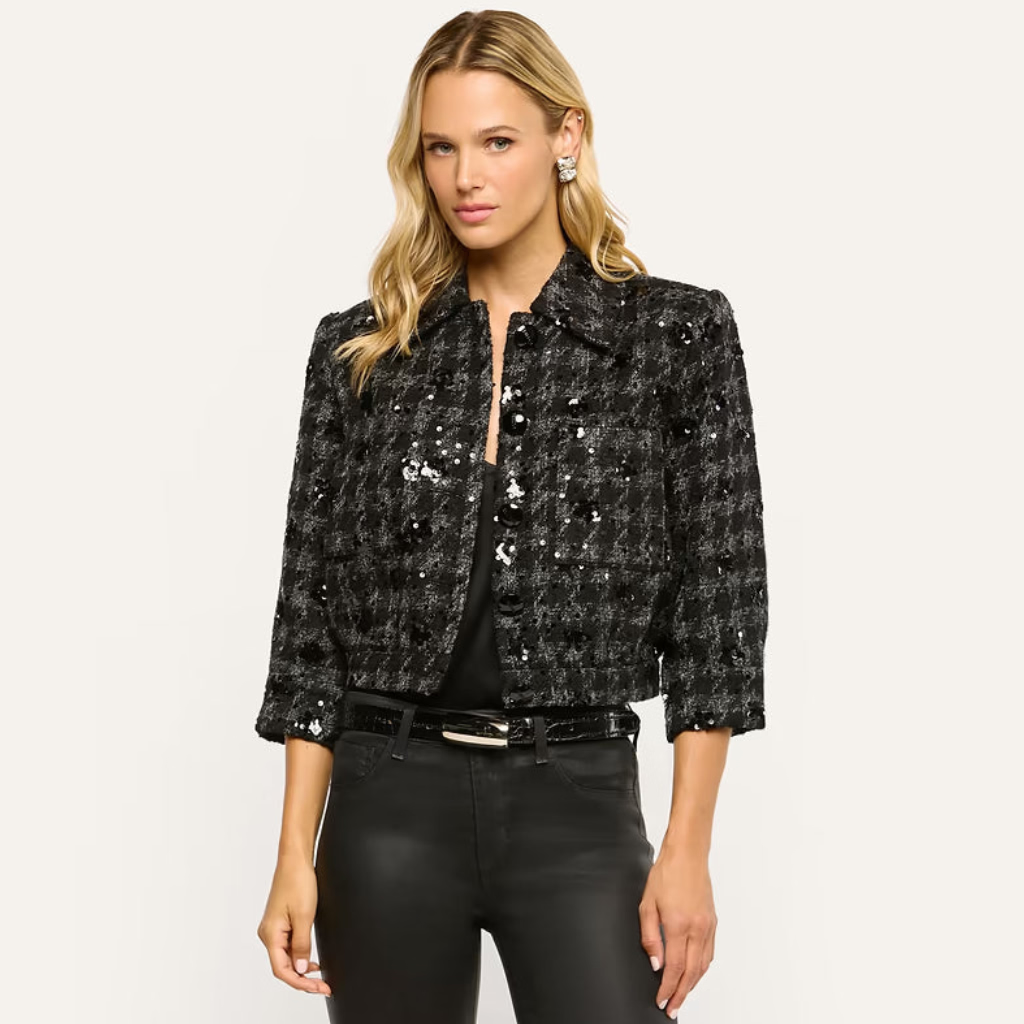La1884 Black Sequin Jacket