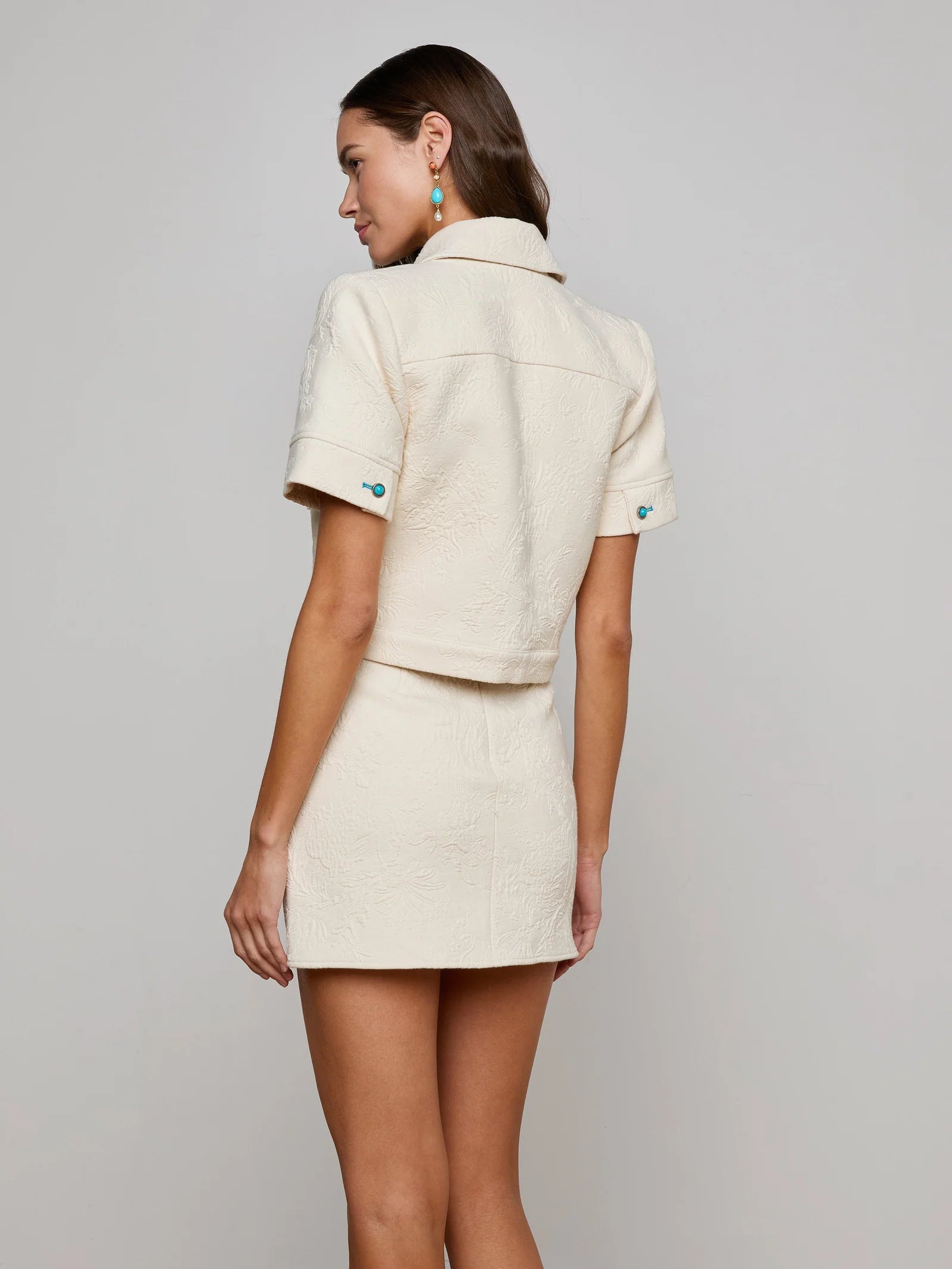 La1927 Jacquard Cropped Jacket