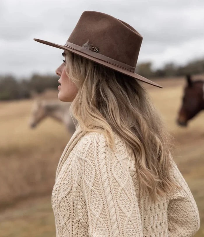 Fr5008 Juliet Hat - Walnut