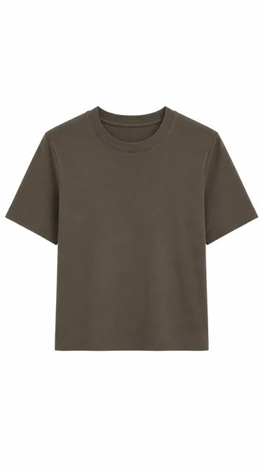 Pet395 Olive Crew Tee