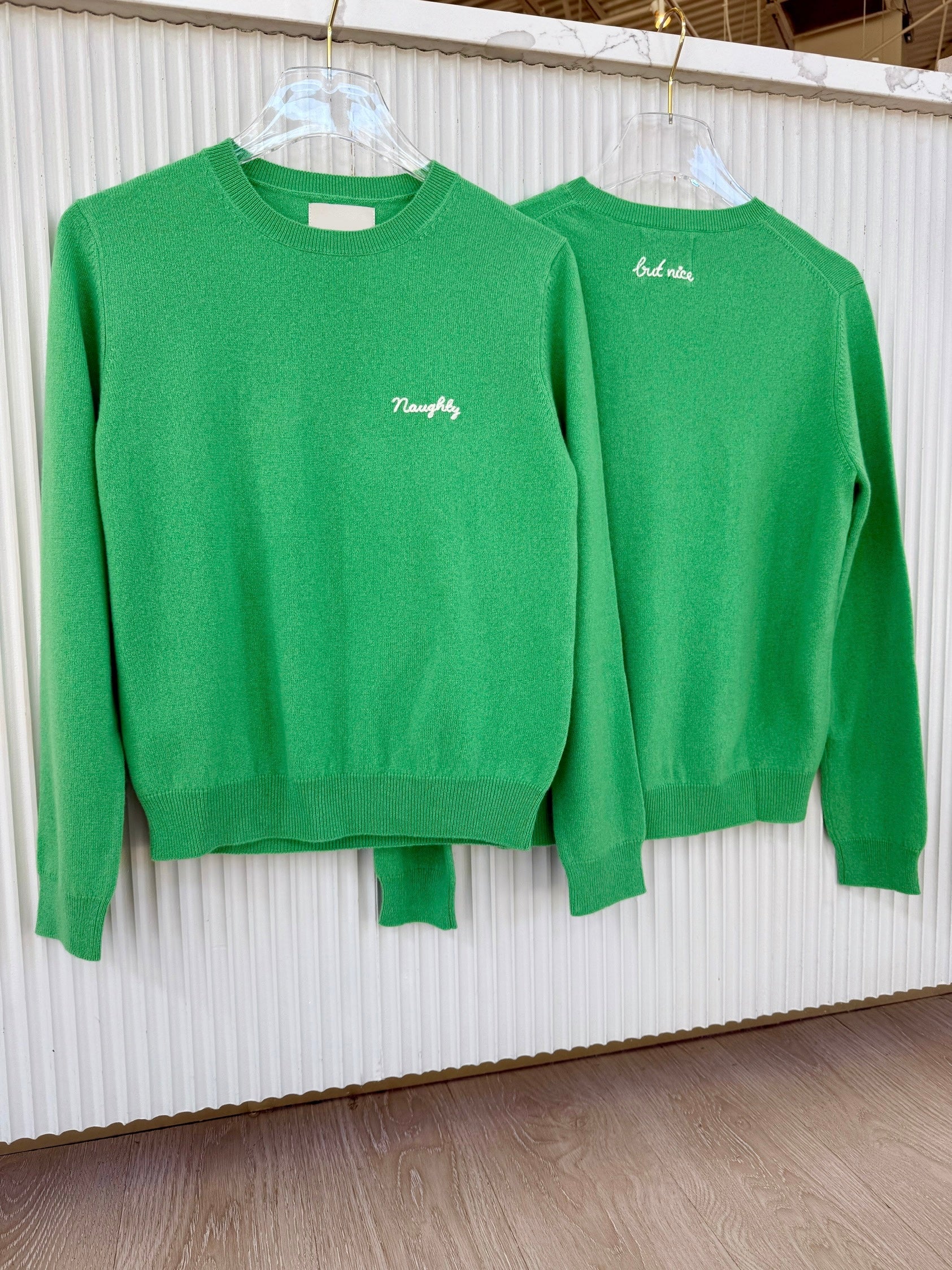 Js4030 Naughty and Nice Crew Sweater