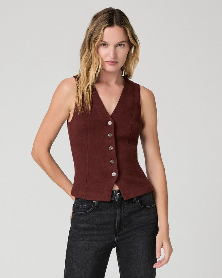 Pad823 Garnet Knit Top