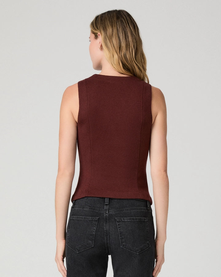 Pad823 Garnet Knit Top
