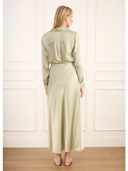 Cat01 Celadon Silk Blouse