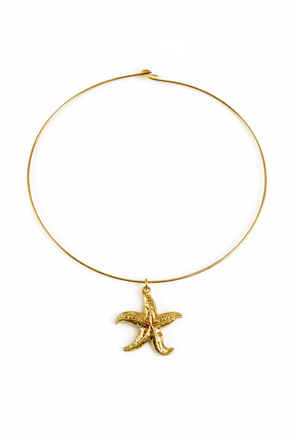 Tr0043 Starfish Collar Necklace