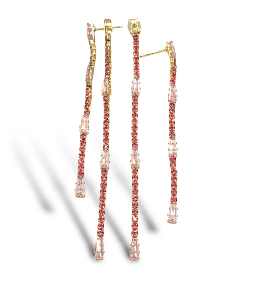 Noel Pink Dangle Earrings