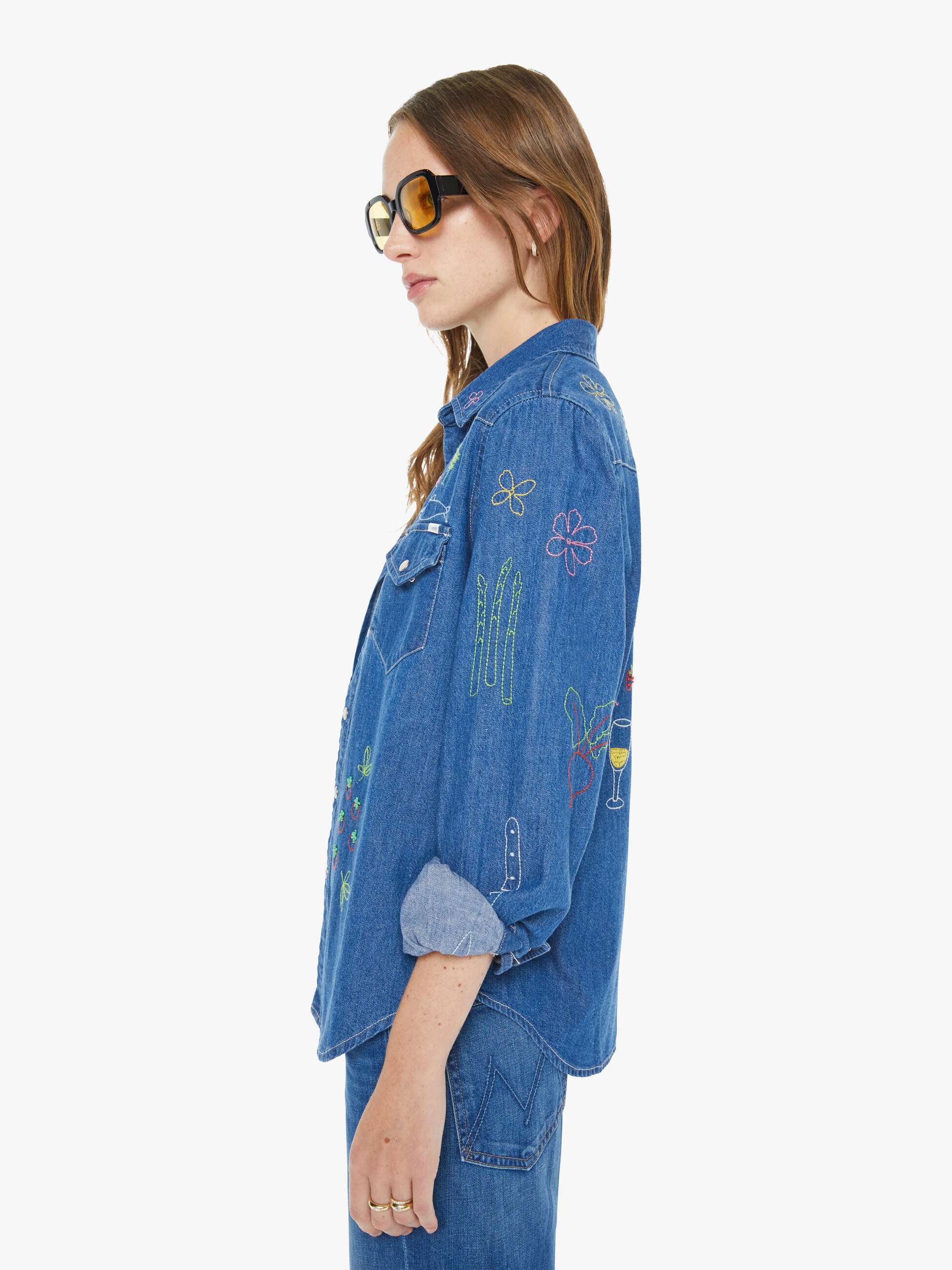 Mo21126 Reservations Required Denim Button Down
