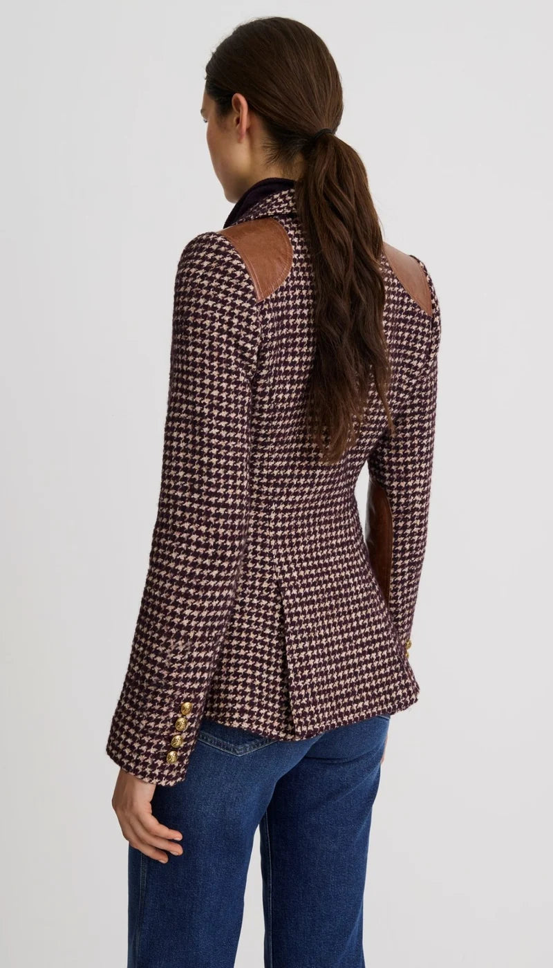 Smfa26118 Equestrian Blazer - Plum