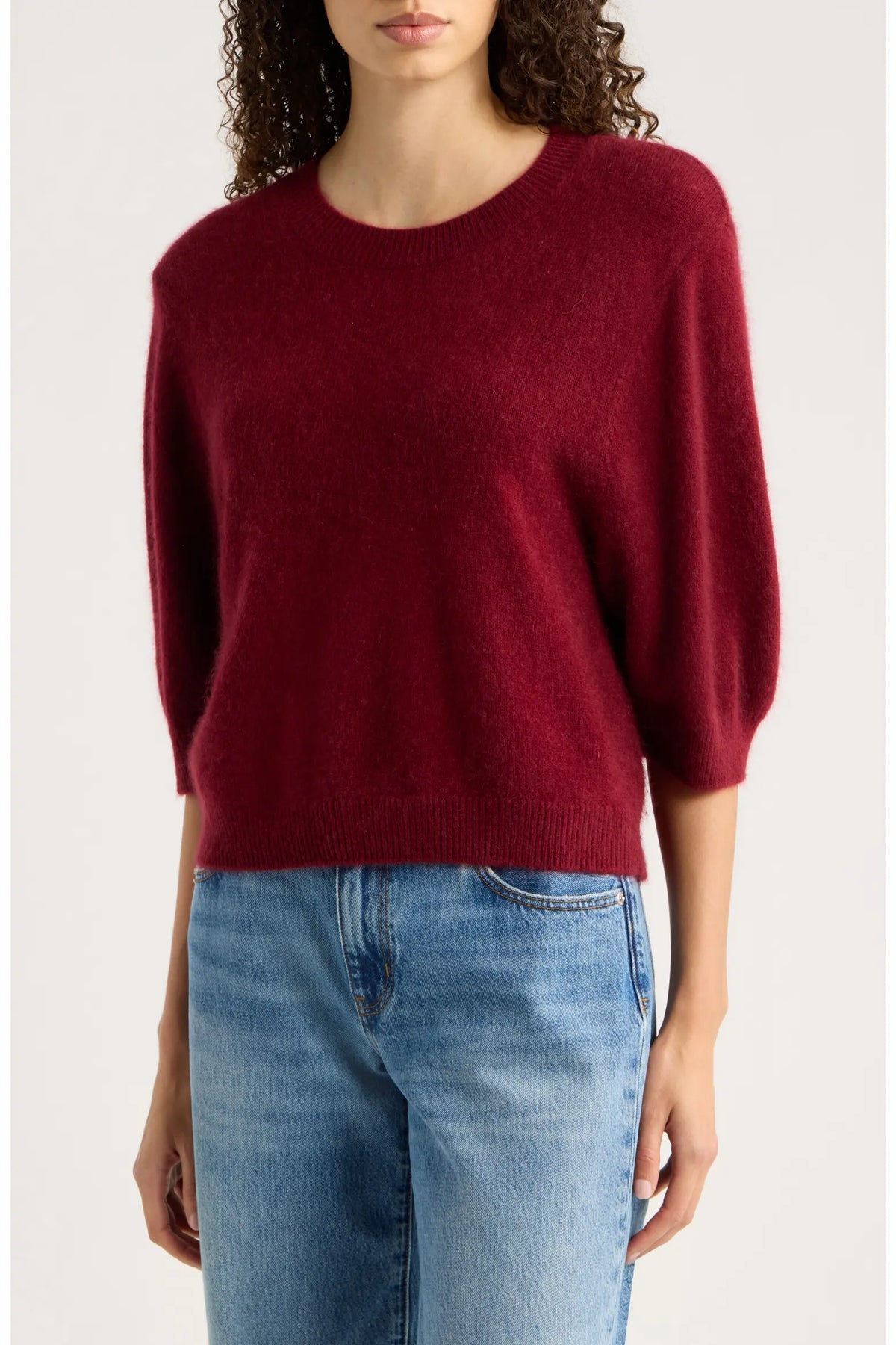 Frsw056 Deep Garnet Chalet Sweater