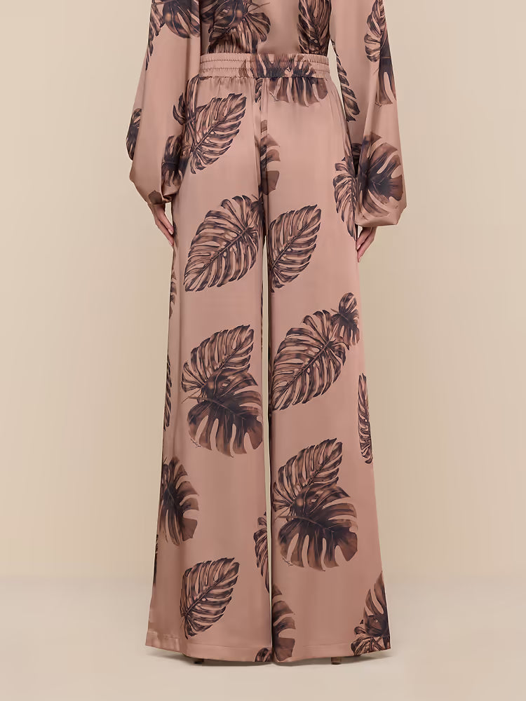 La2616 Wide Leg Palm Pants