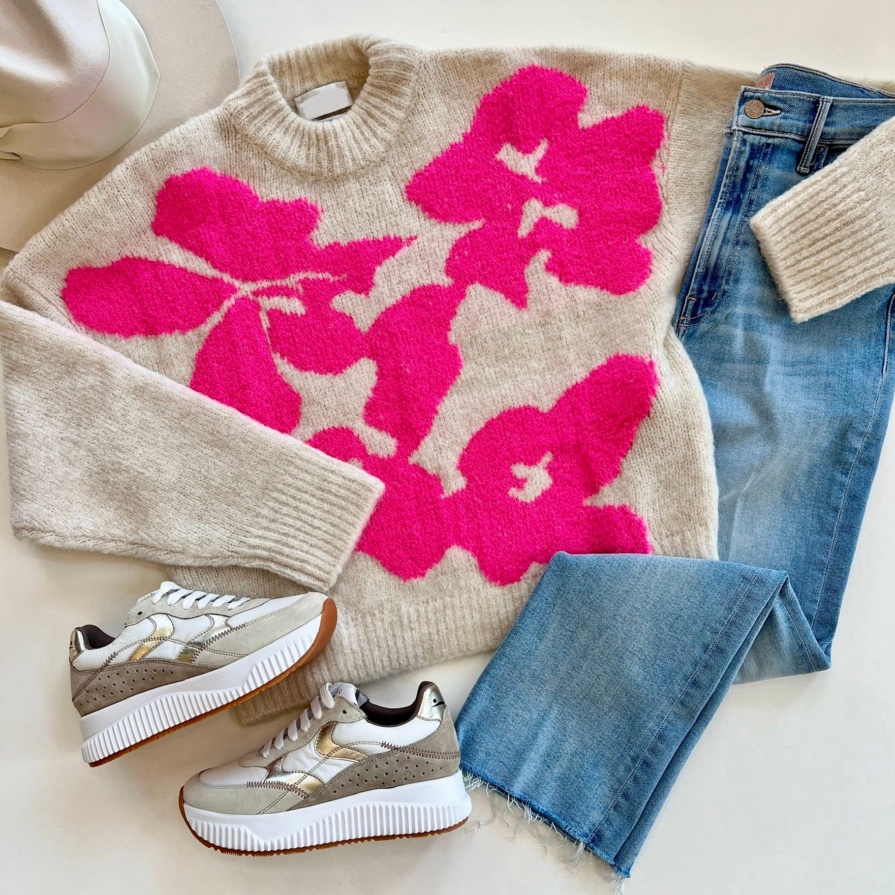 Esgarcon Essentiel Floral Knitted Sweater
