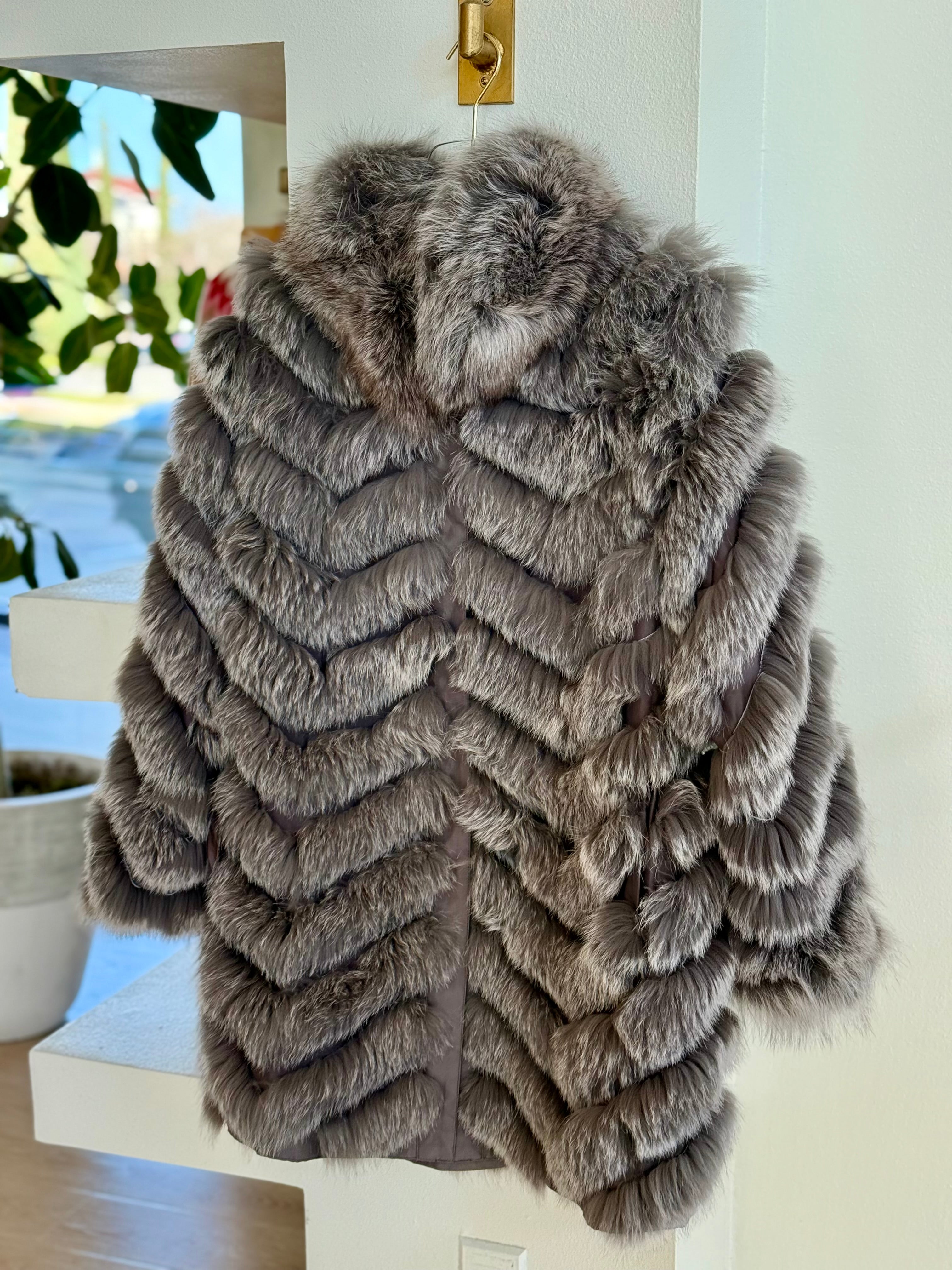 Di3040 Reversible Travel Coat - Grey