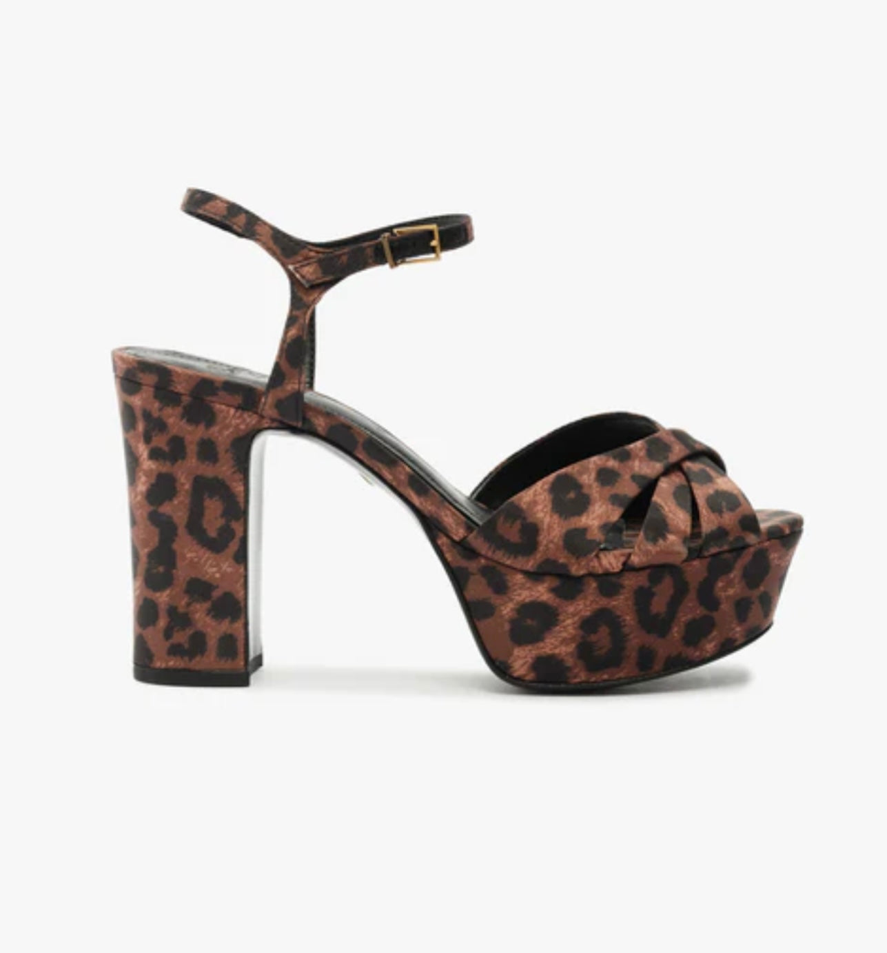 Schutz Keefa Leopard Platform Heel