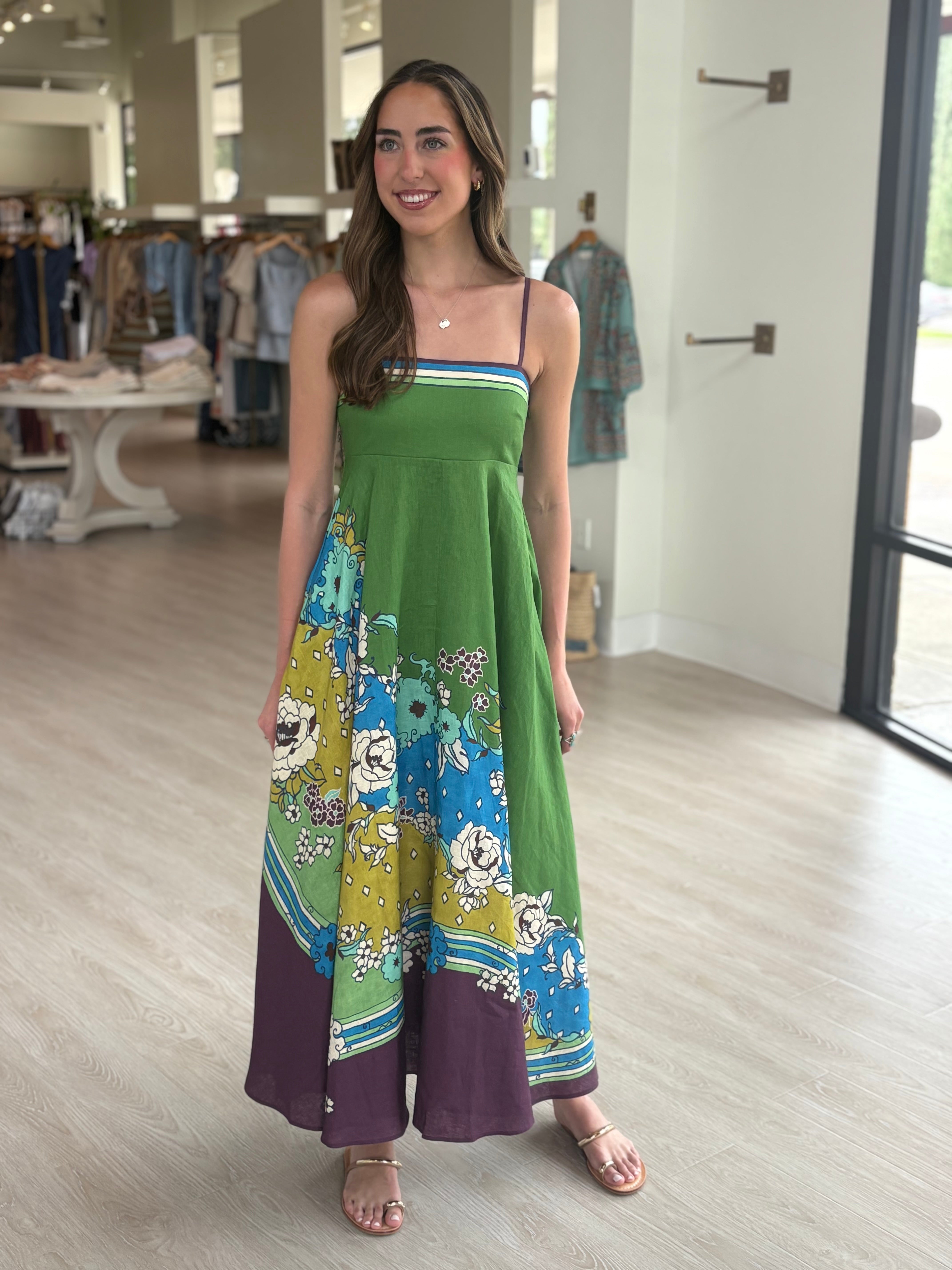 Al7610 Nanci Linen Sundress