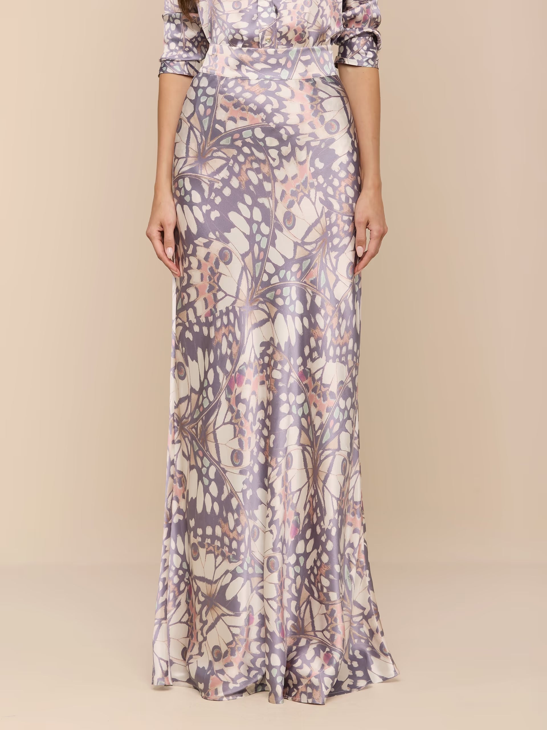 La3406 Butterfly Slip Skirt