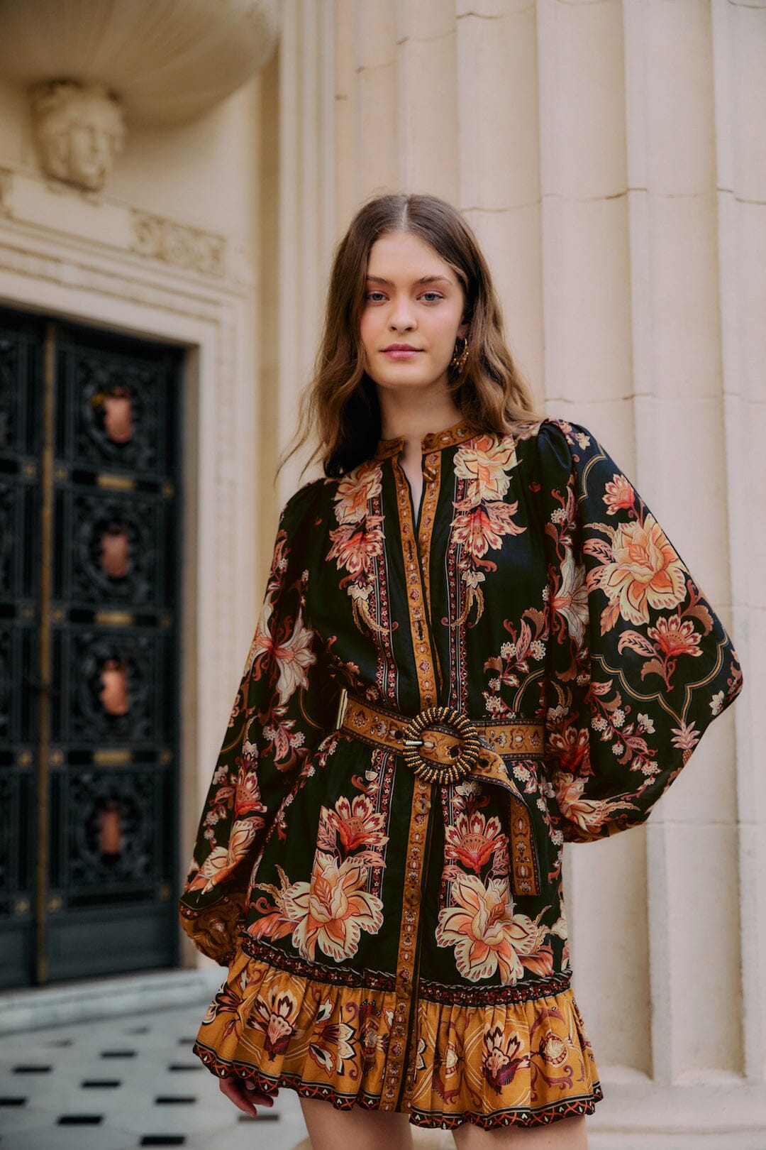 Fa344142 Majestic Garden Mini Dress