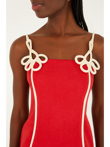 Fa344849 Red Mini Dress