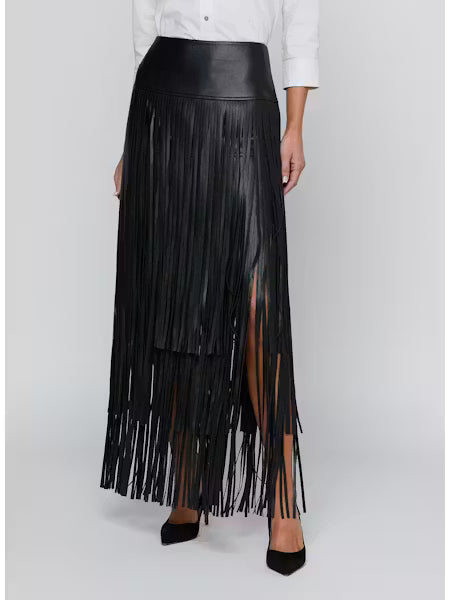 La3530 Fringe Maxi Skirt
