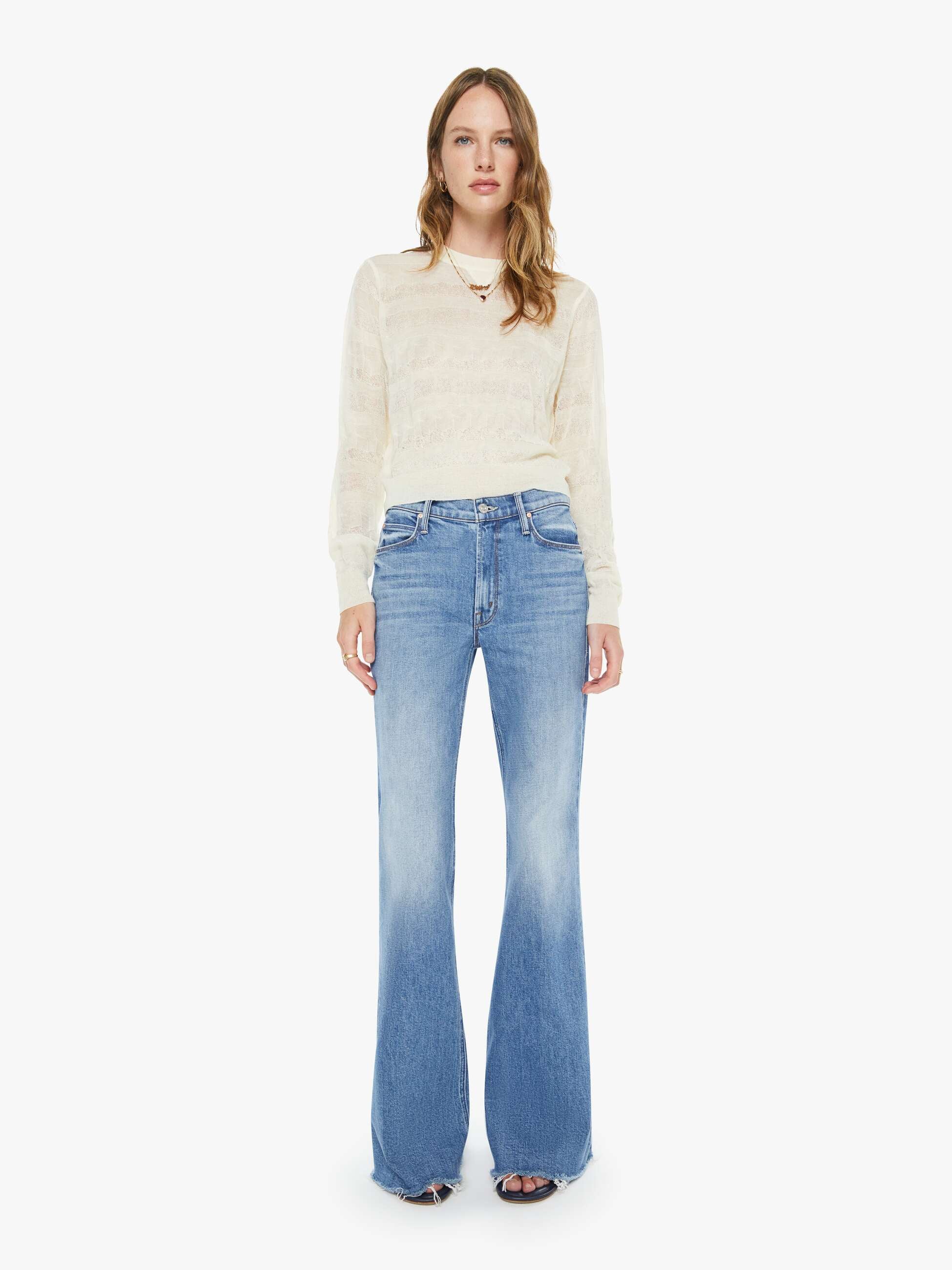 Mo10085 Doozy Fray Denim - Heads or Tails