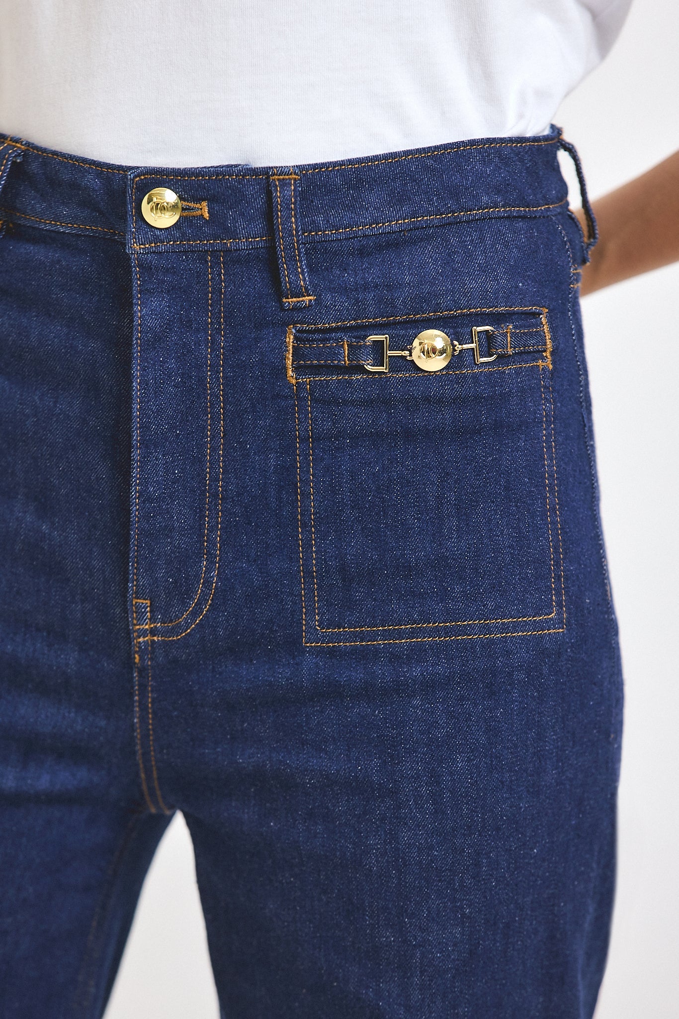 De8308 Talwyn Horsebit Jeans