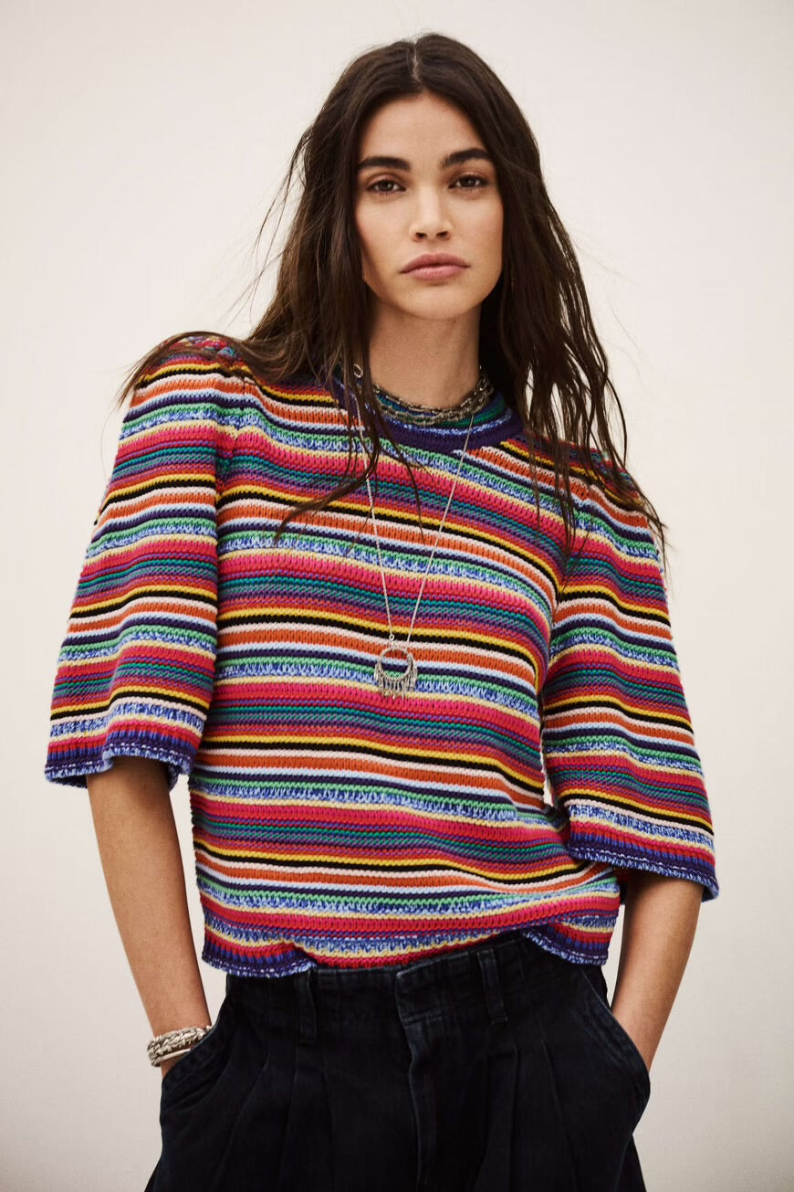 Bafar Multicolor Stripe Sweater