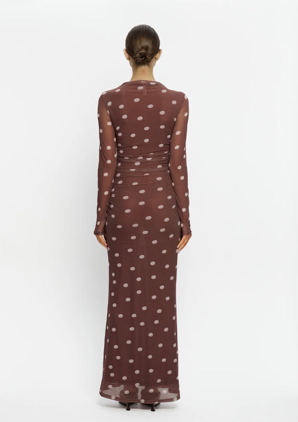 Ki342 Mesh Maxi Dress